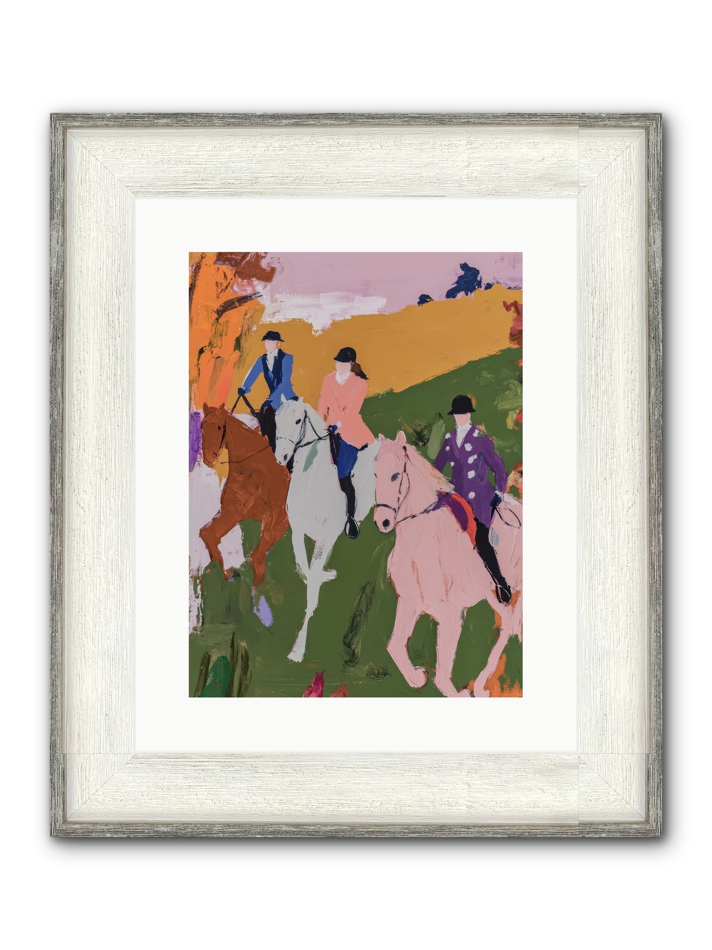 Marmalade Morning No.1 Framed Print - Driftwood White 12x16