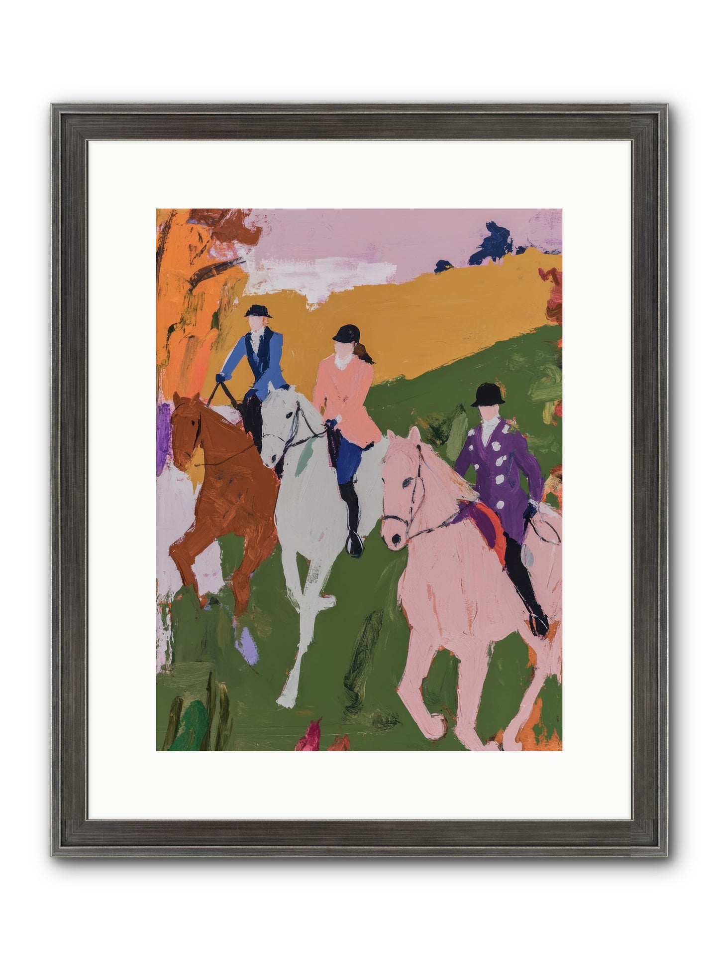 Marmalade Morning No.1 Framed Print - Slimwoods Black/Silver 12x16