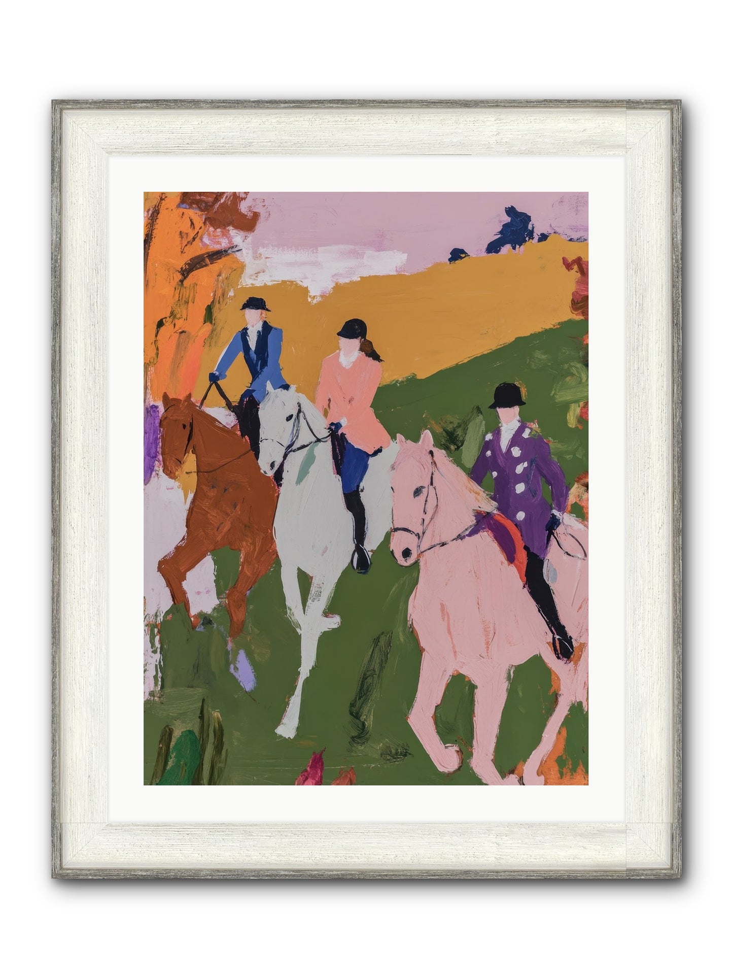 Marmalade Morning No.1 Framed Print - Driftwood White 24x32