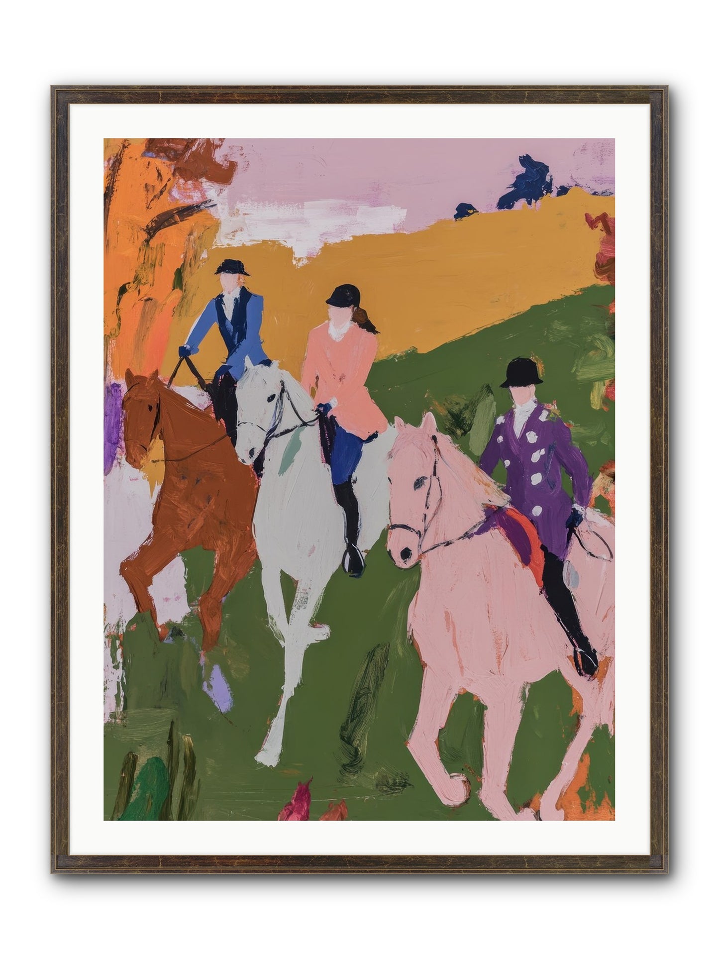 Marmalade Morning No.1 Framed Print - Slimwoods Black/Gold 30x40
