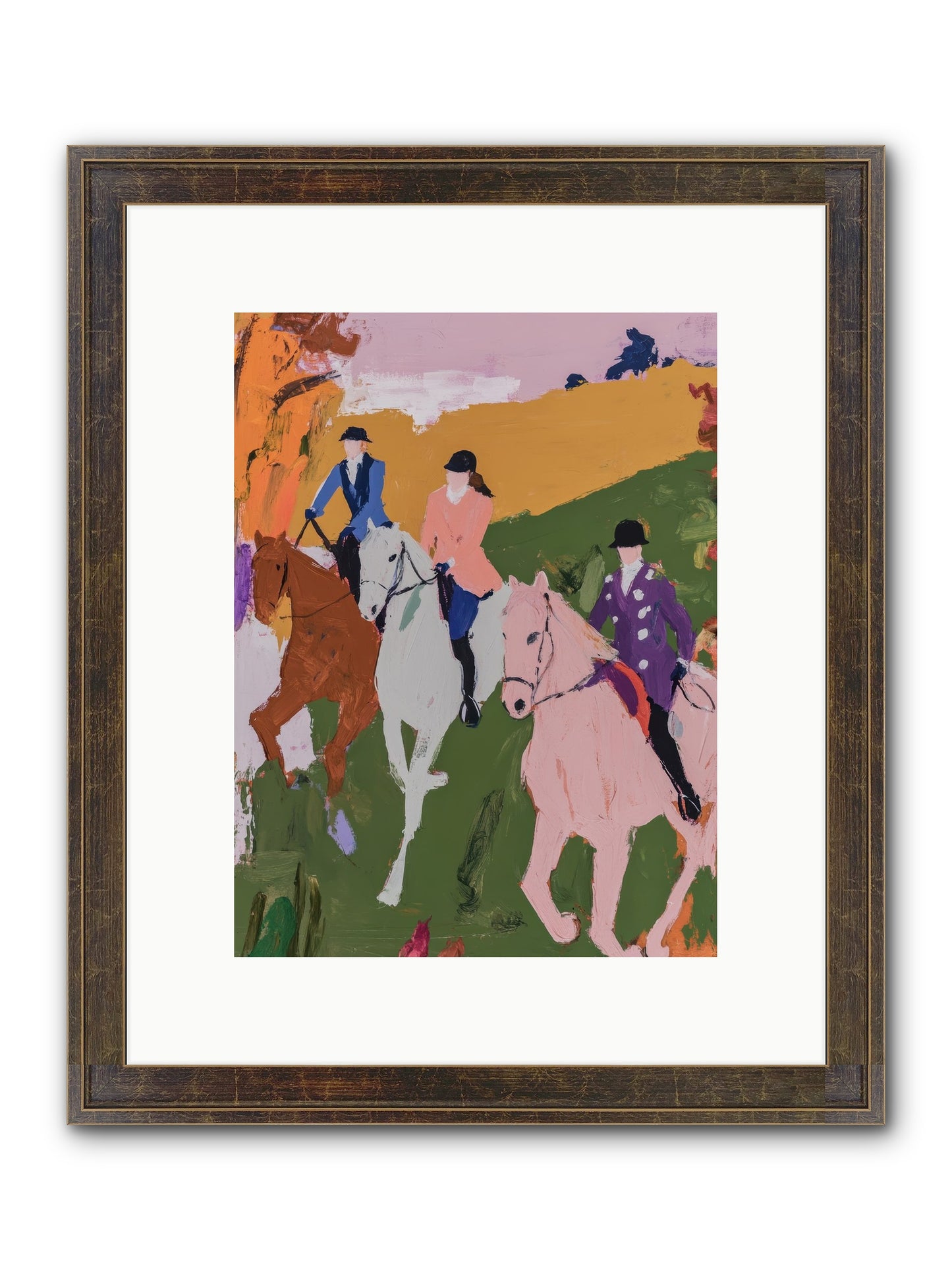 Marmalade Morning No.1 Framed Print - Slimwoods Black/Gold 9x12