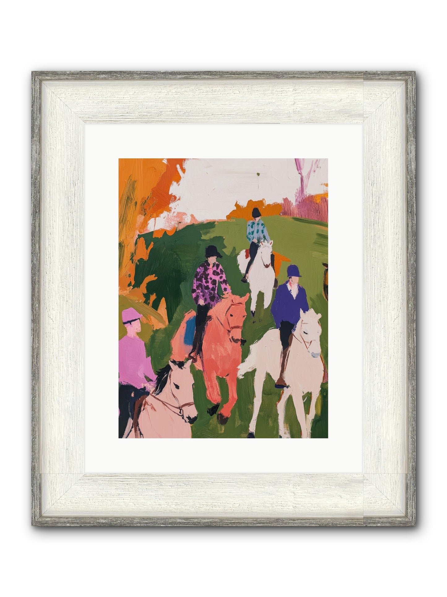 Marmalade Morning No.2 Framed Print - Driftwood White 12x16