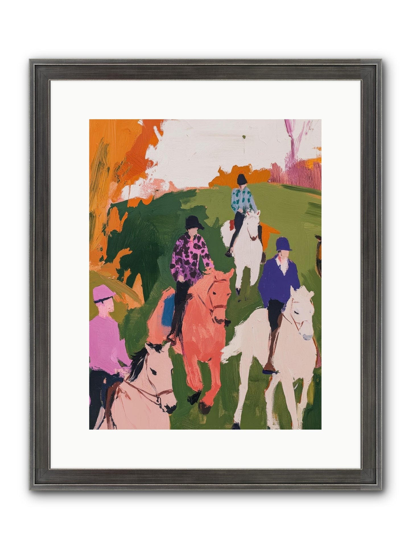 Marmalade Morning No.2 Framed Print - Slimwoods Black/Silver 12x16