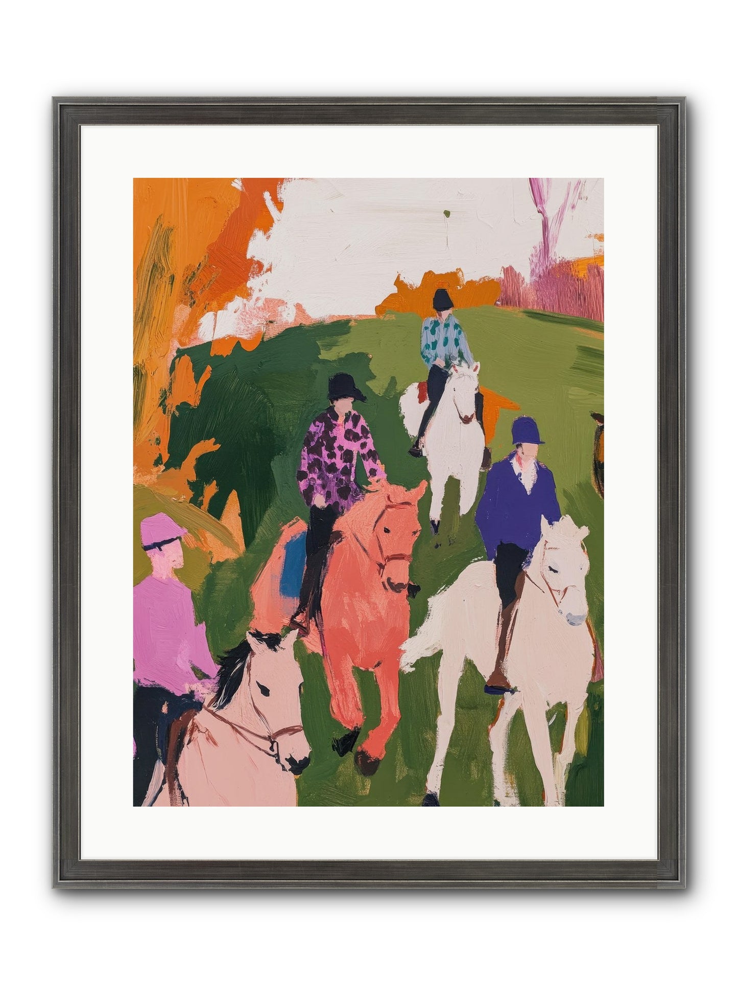 Marmalade Morning No.2 Framed Print - Slimwoods Black/Silver 18x24