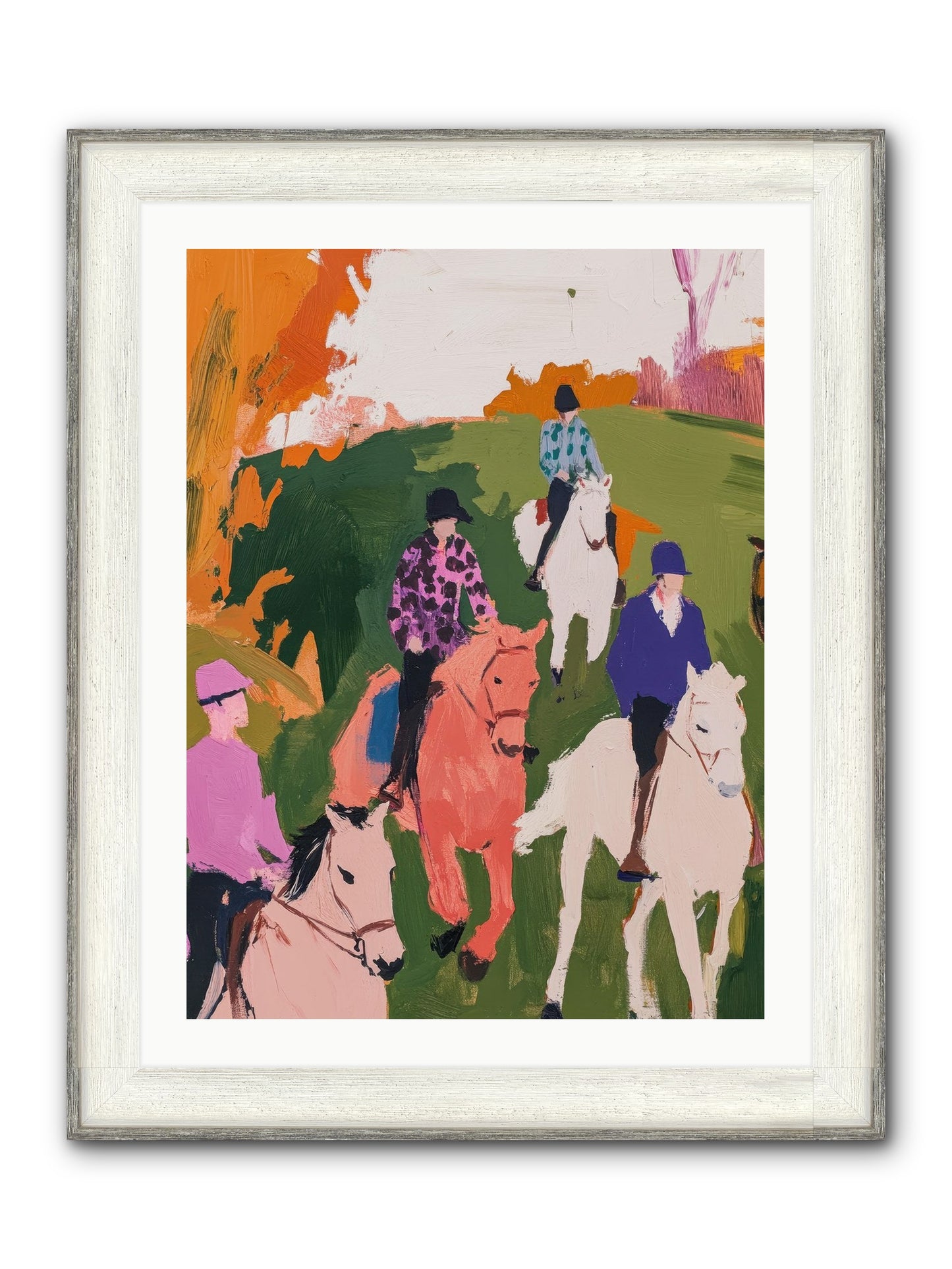 Marmalade Morning No.2 Framed Print - Driftwood White 24x32