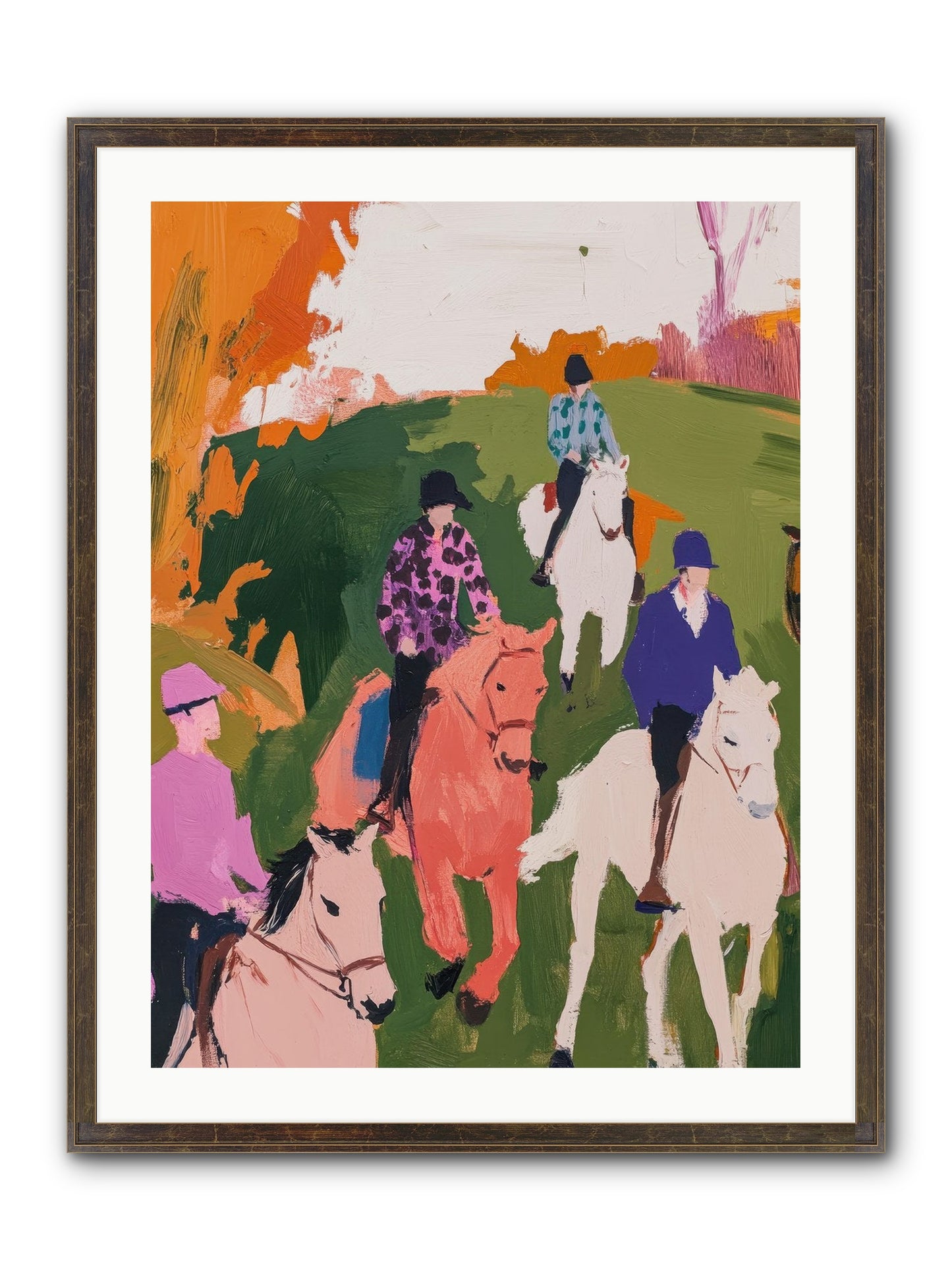 Marmalade Morning No.2 Framed Print - Slimwoods Black/Gold 24x32
