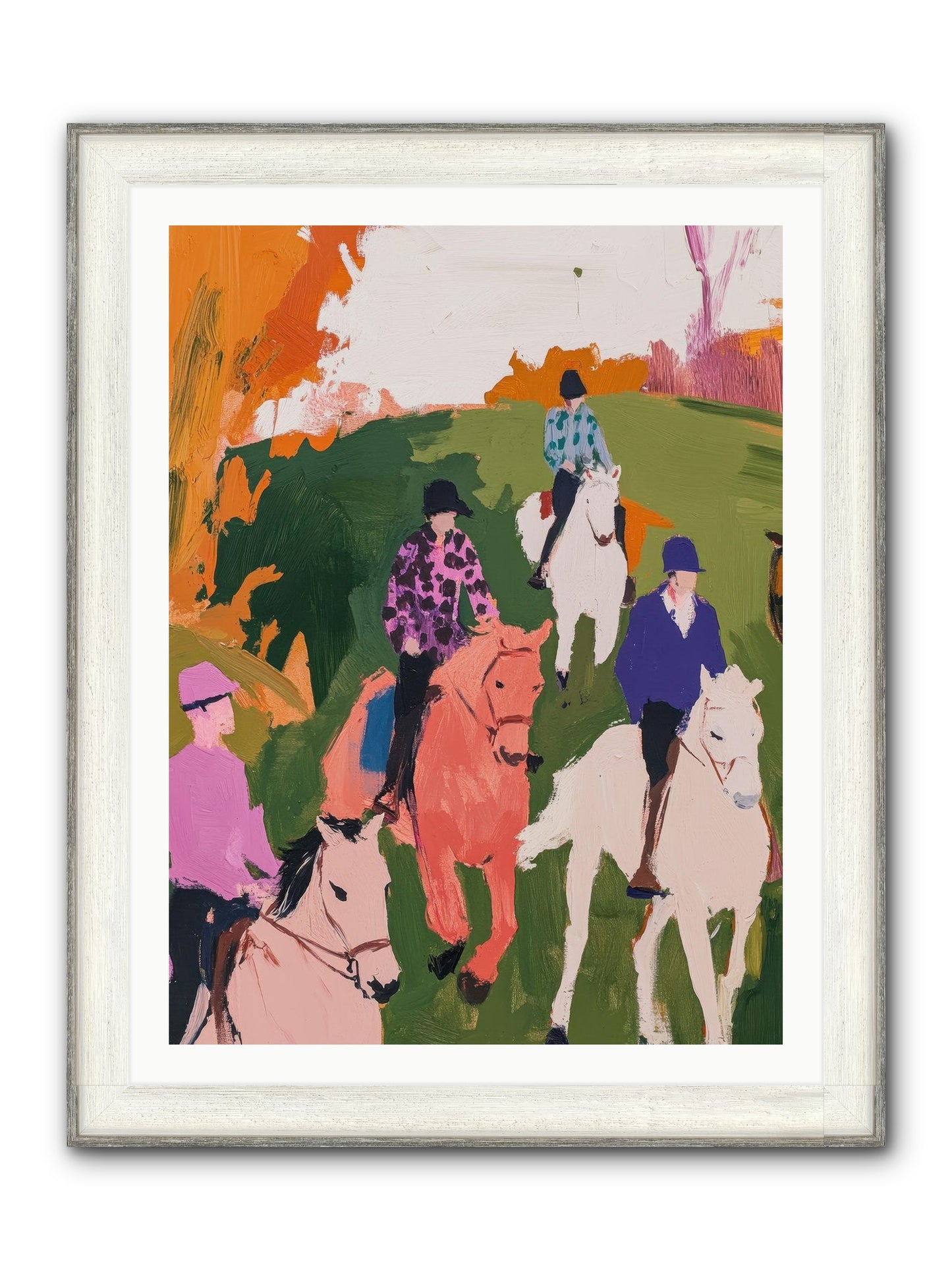 Marmalade Morning No.2 Framed Print - Driftwood White 30x40