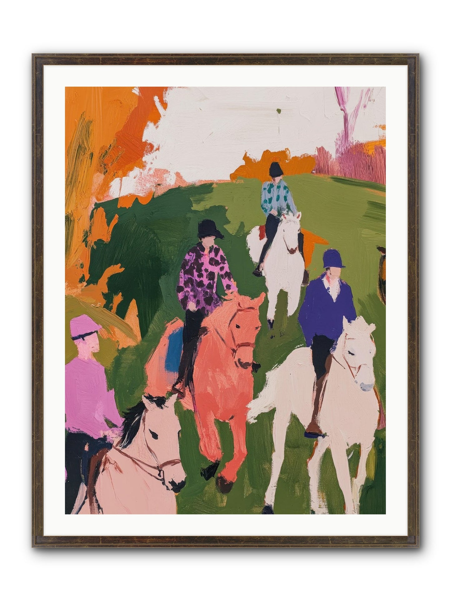 Marmalade Morning No.2 Framed Print - Slimwoods Black/Gold 30x40