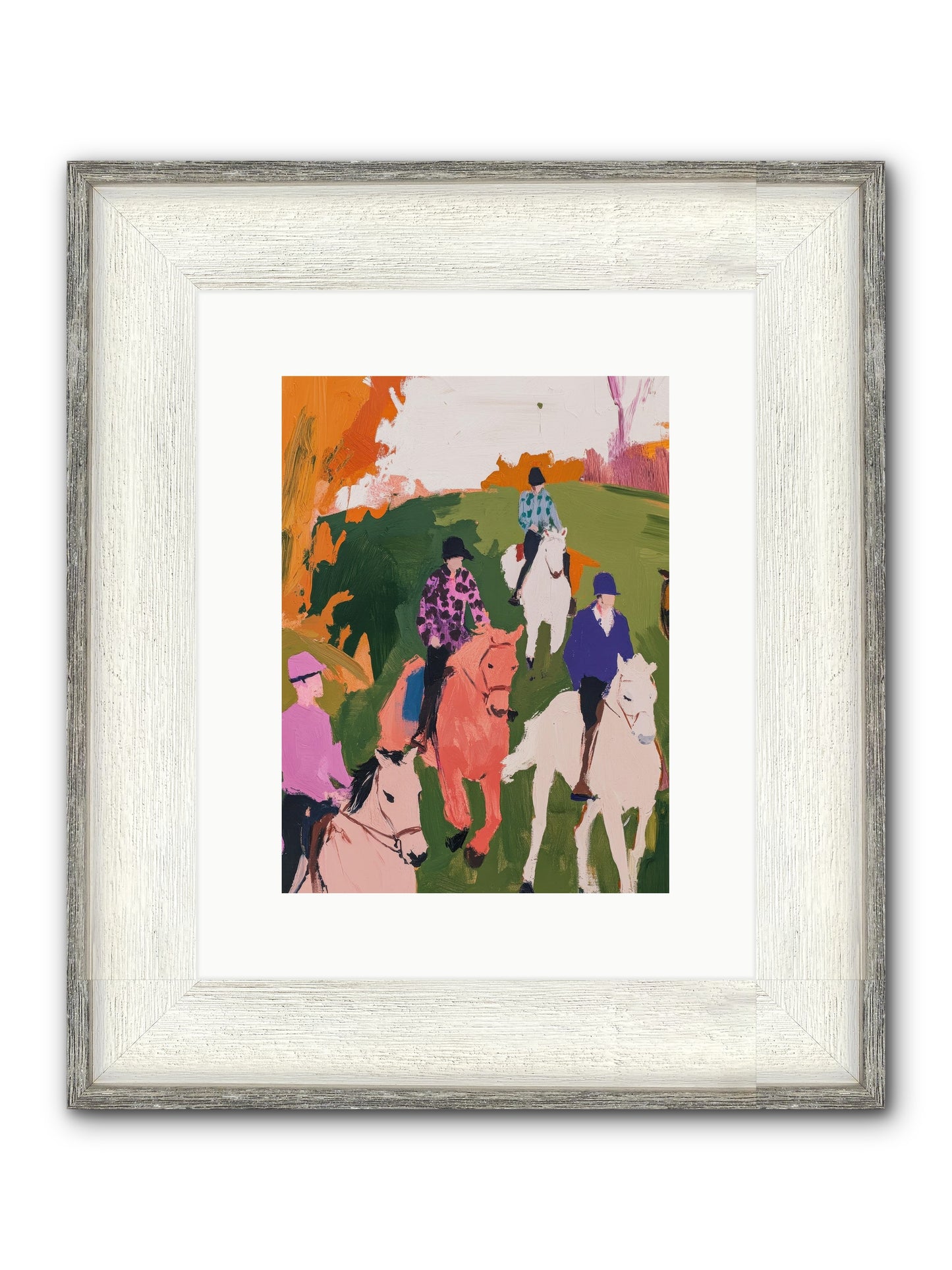 Marmalade Morning No.2 Framed Print - Driftwood White 9x12