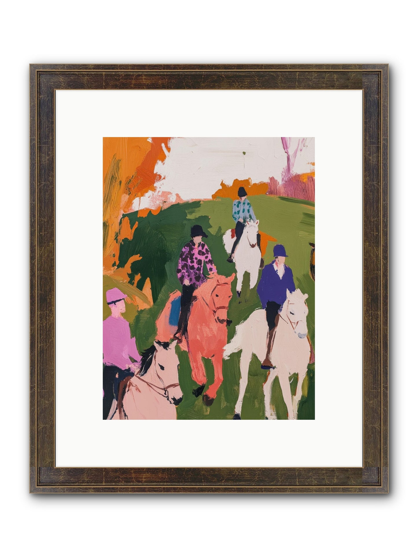 Marmalade Morning No.2 Framed Print - Slimwoods Black/Gold 9x12