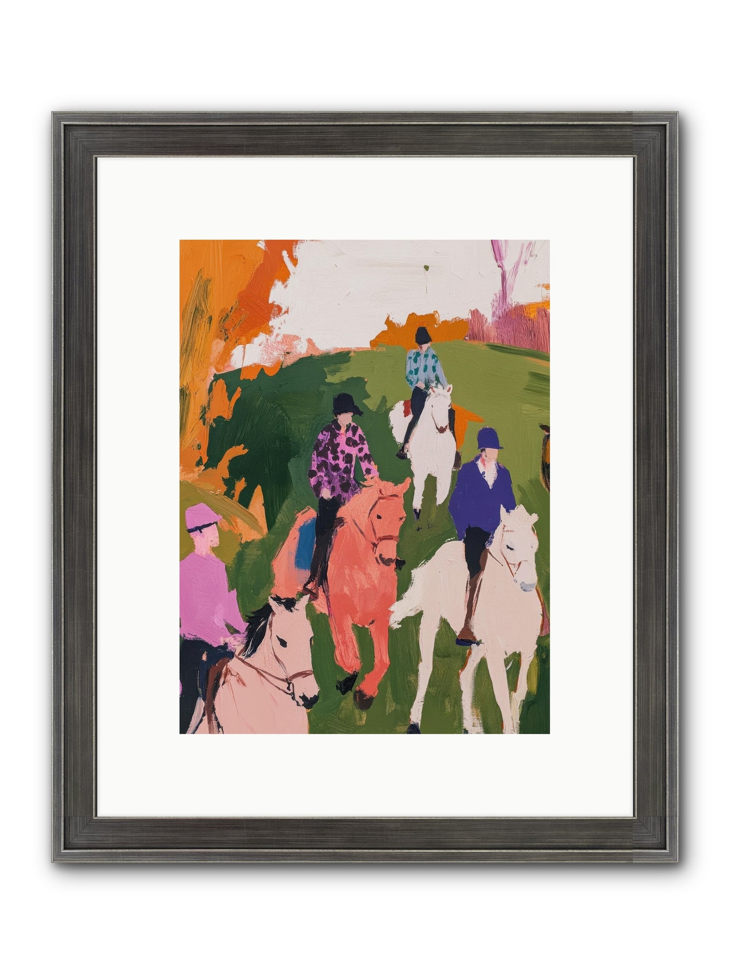 Marmalade Morning No.2 Framed Print - Slimwoods Black/Silver 9x12
