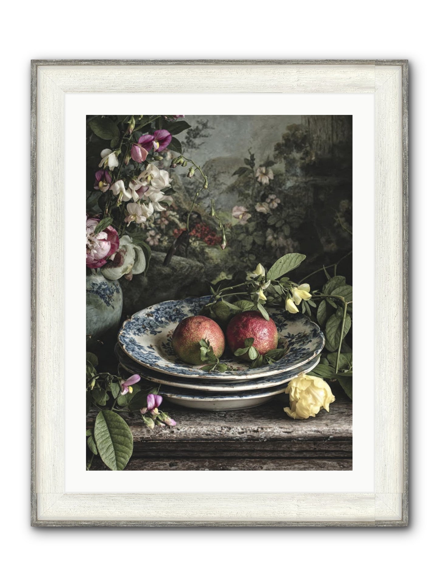 Matinique Framed Print - Driftwood White 24x32