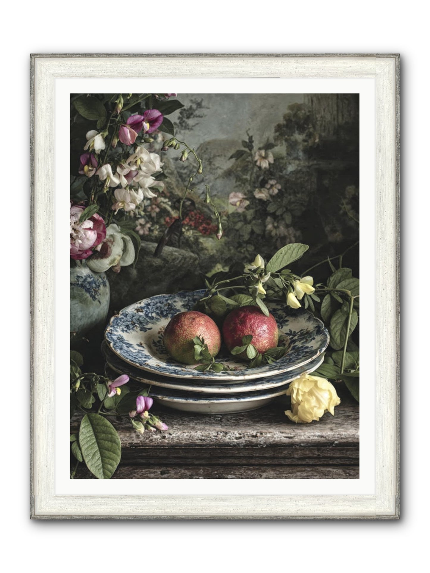 Matinique Framed Print - Driftwood White 36x48