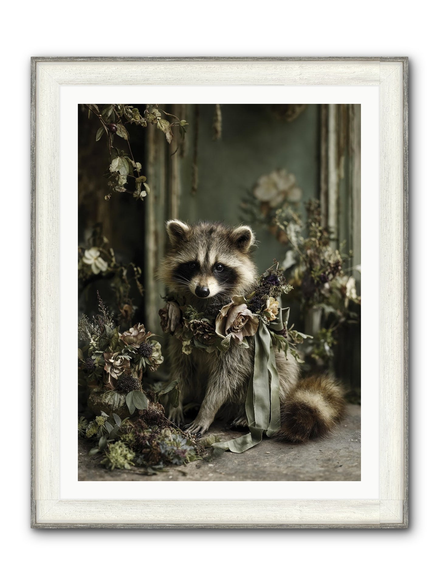 Maybelle Framed Print - Driftwood White 30x40
