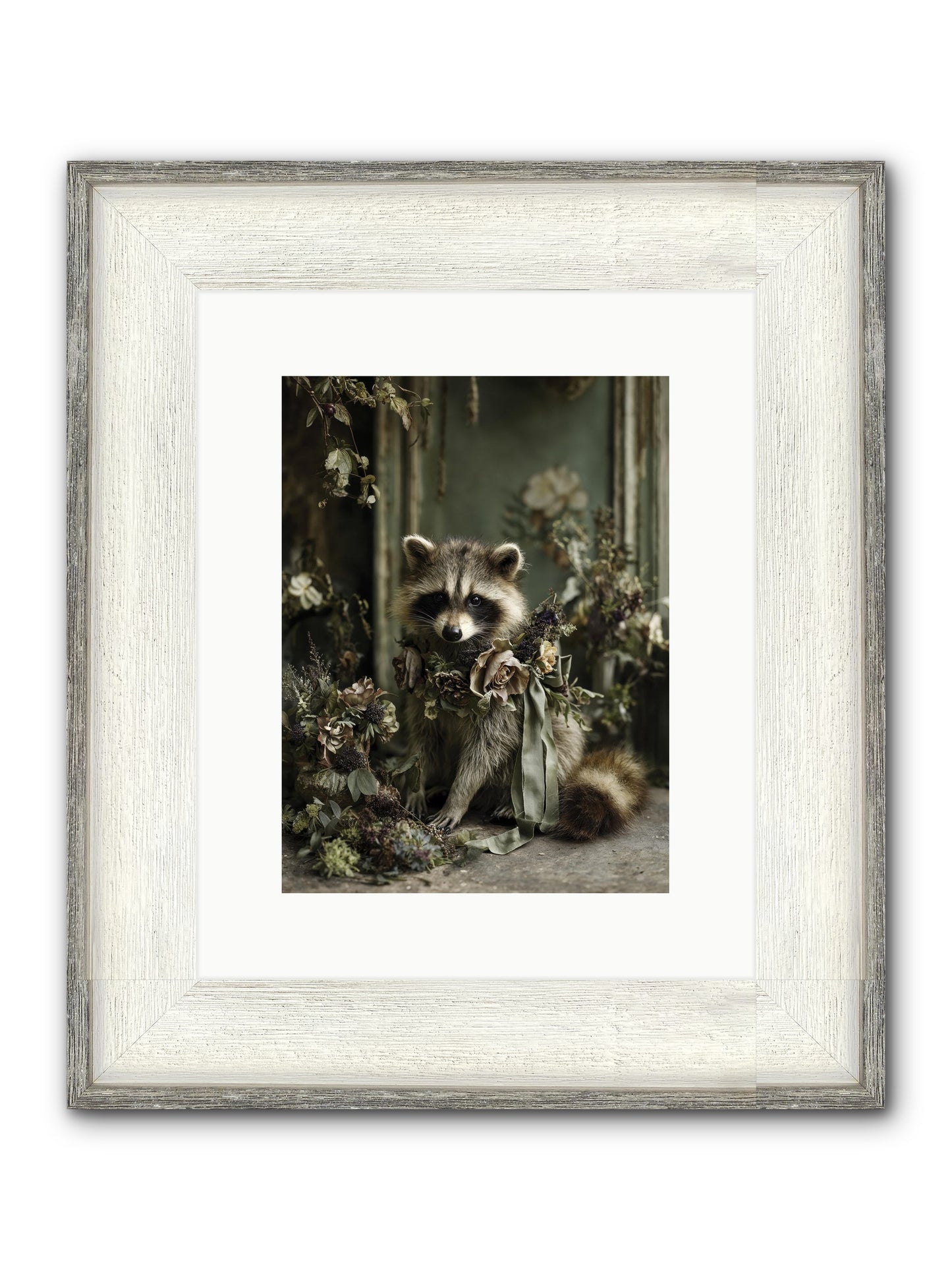 Maybelle Framed Print - Driftwood White 9x12