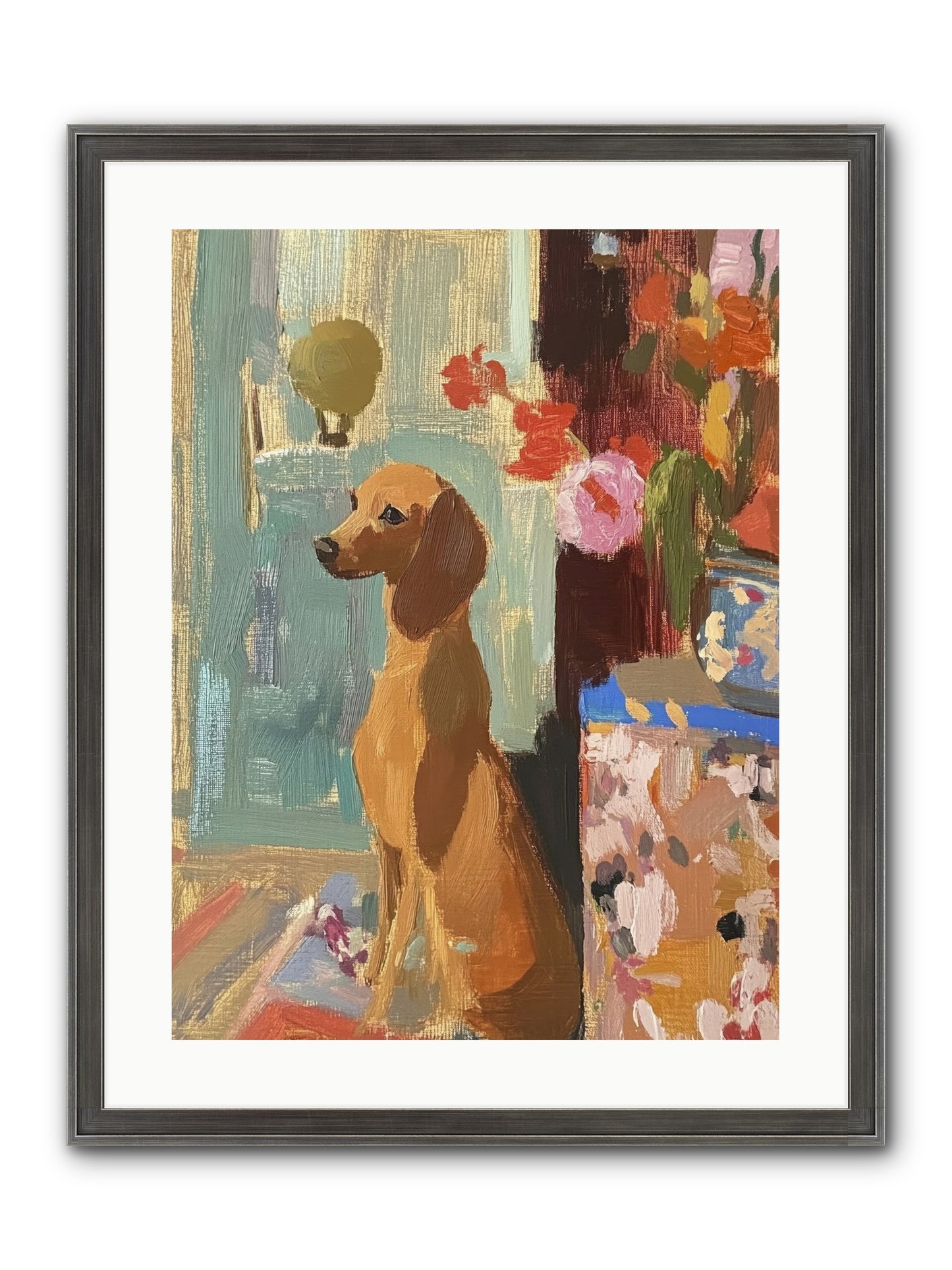 Meadow Belle Framed Print - Slimwoods Black/Silver 18x24