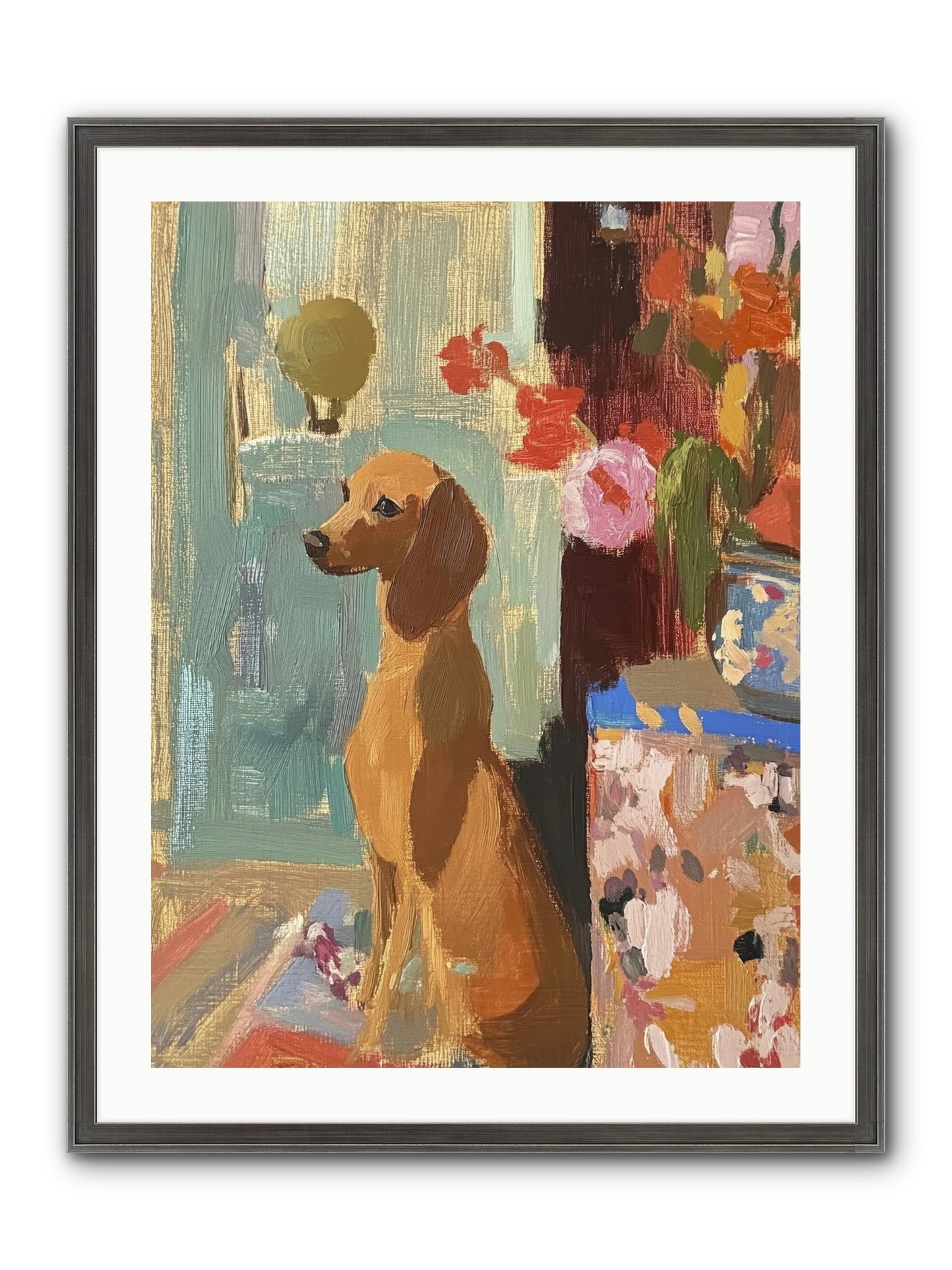 Meadow Belle Framed Print - Slimwoods Black/Silver 24x32