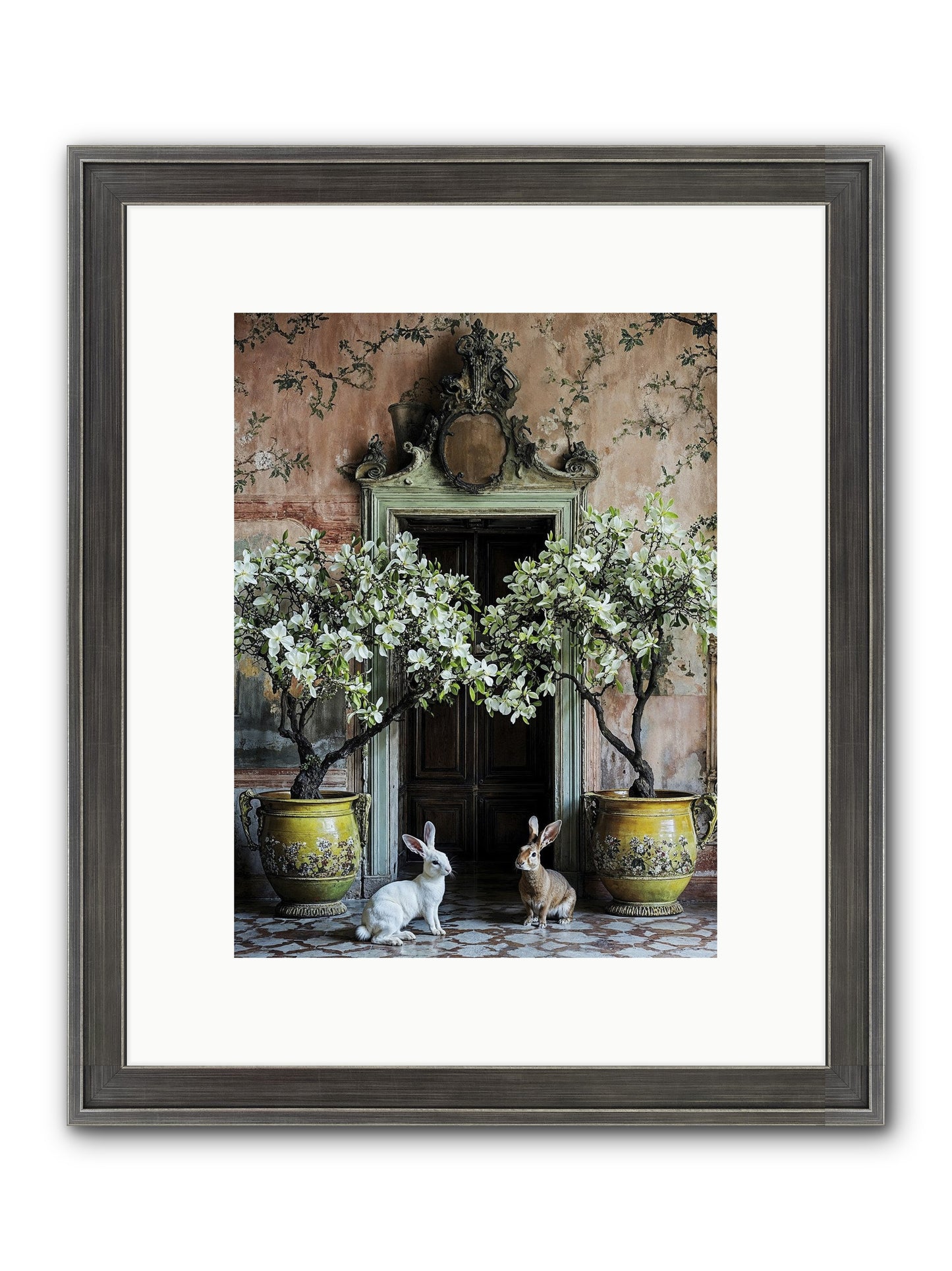 Meadow Court Arrival Framed Print - Slimwoods Black/Silver 9x12