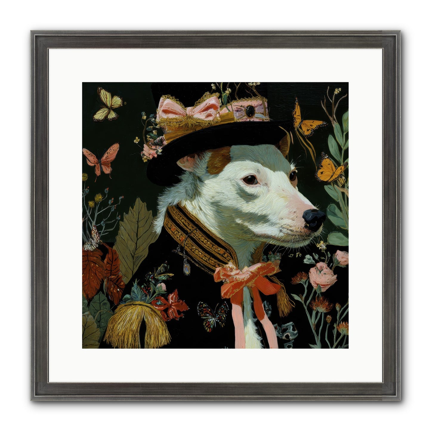 Meadow’s Folly Framed Print - Slimwoods Black/Silver 16x16