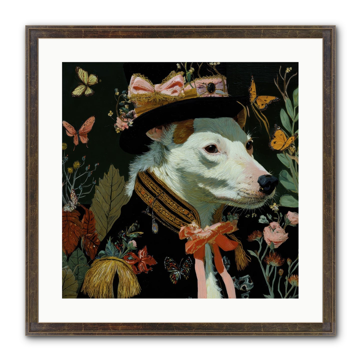 Meadow’s Folly Framed Print - Slimwoods Black/Gold 20x20