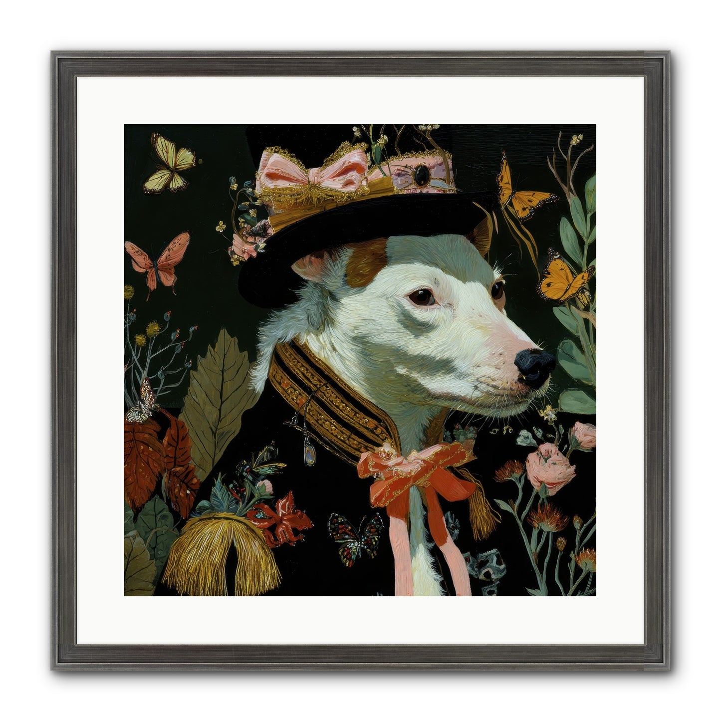 Meadow’s Folly Framed Print - Slimwoods Black/Silver 20x20