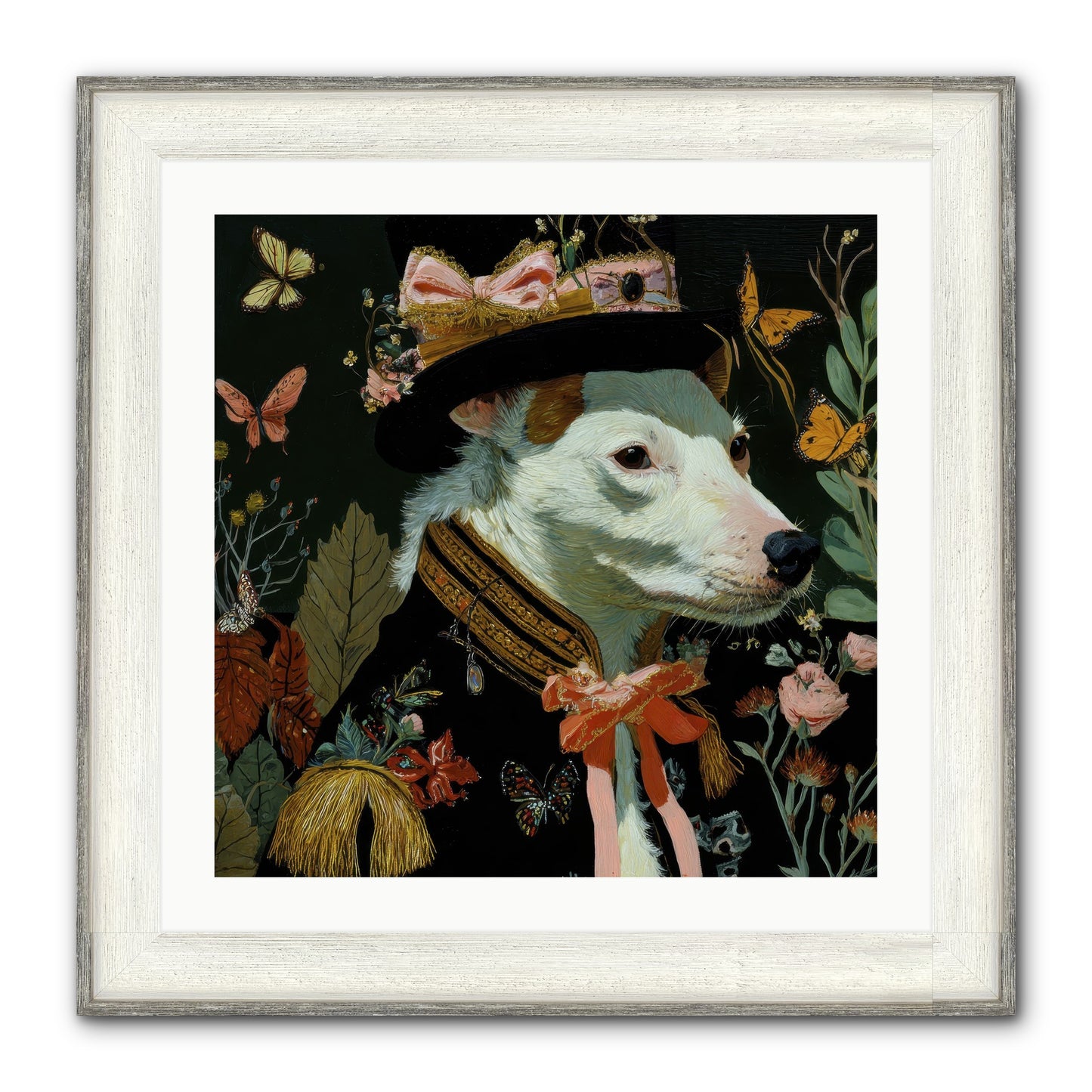 Meadow’s Folly Framed Print - Driftwood White 24x24