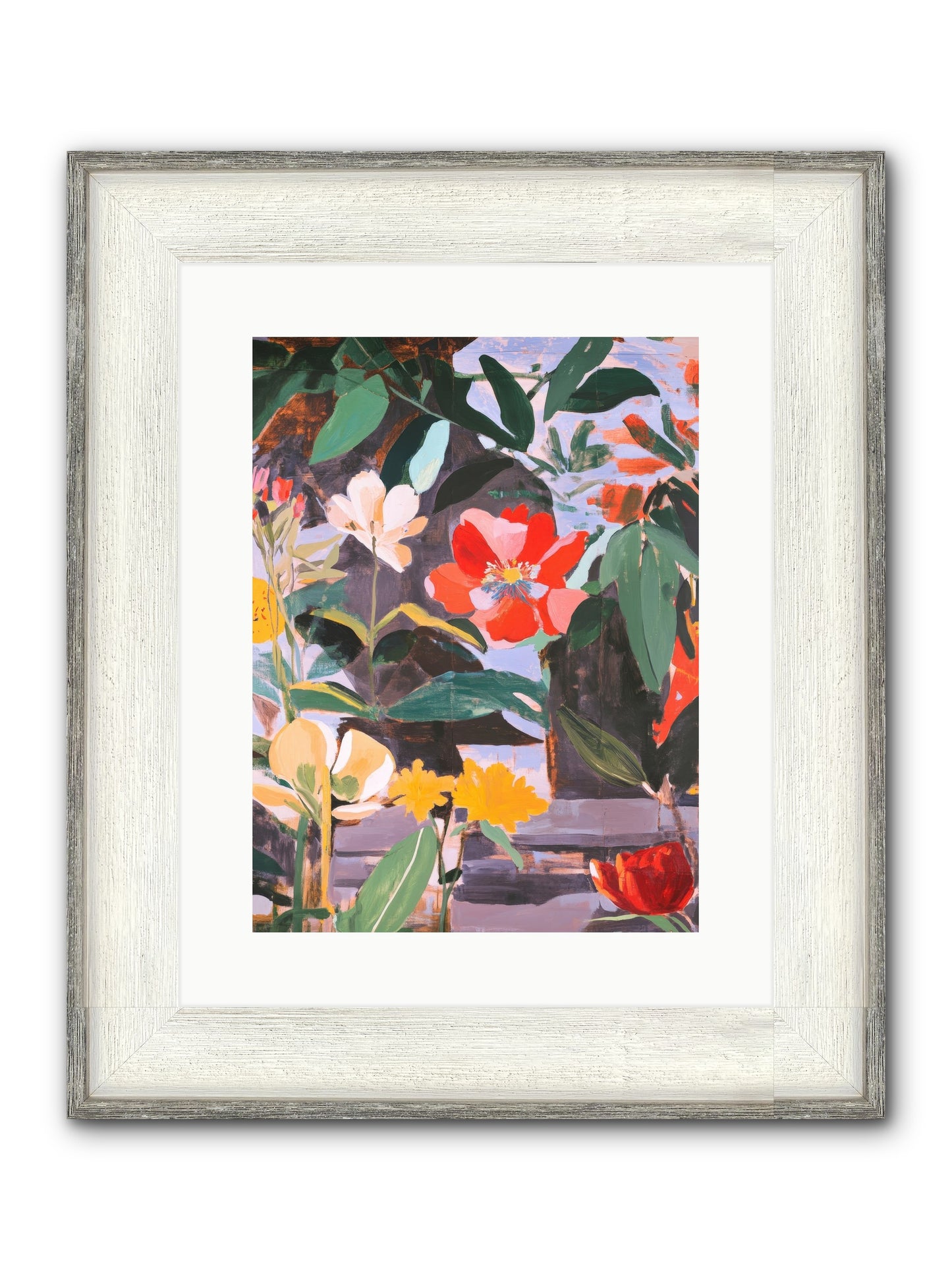 Meadow Theatre Framed Print - Driftwood White 12x16