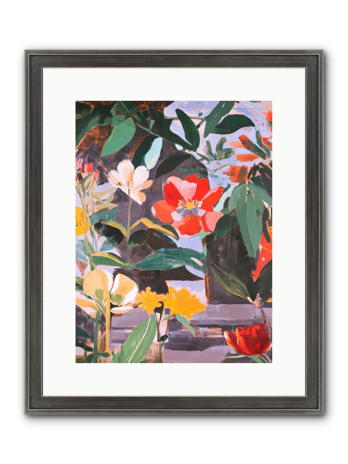 Meadow Theatre Framed Print - Slimwoods Black/Silver 12x16