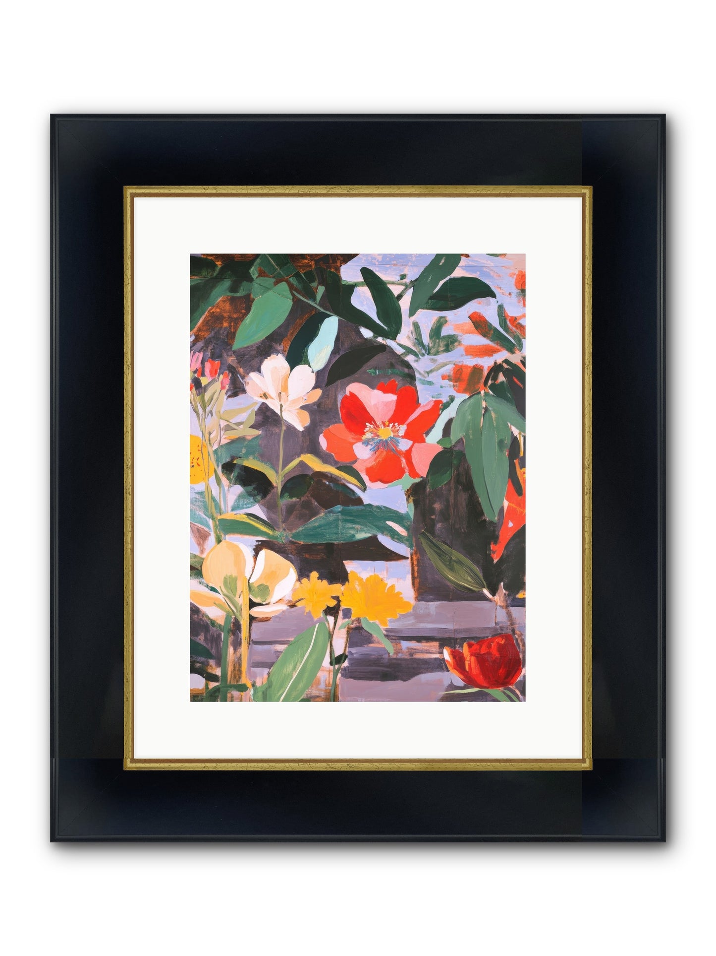 Meadow Theatre Framed Print - Wide Black w/Gold 12x16
