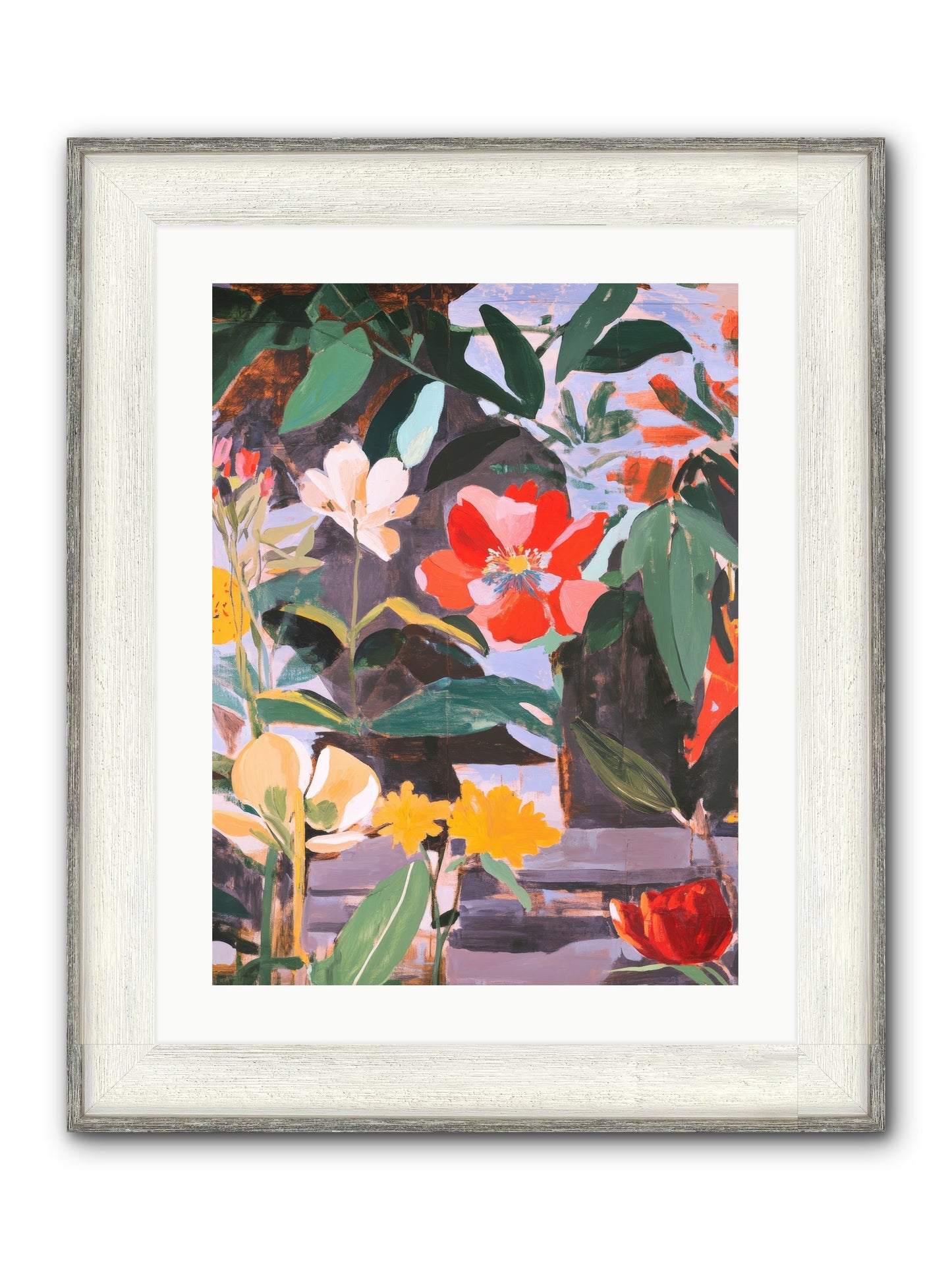 Meadow Theatre Framed Print - Driftwood White 18x24