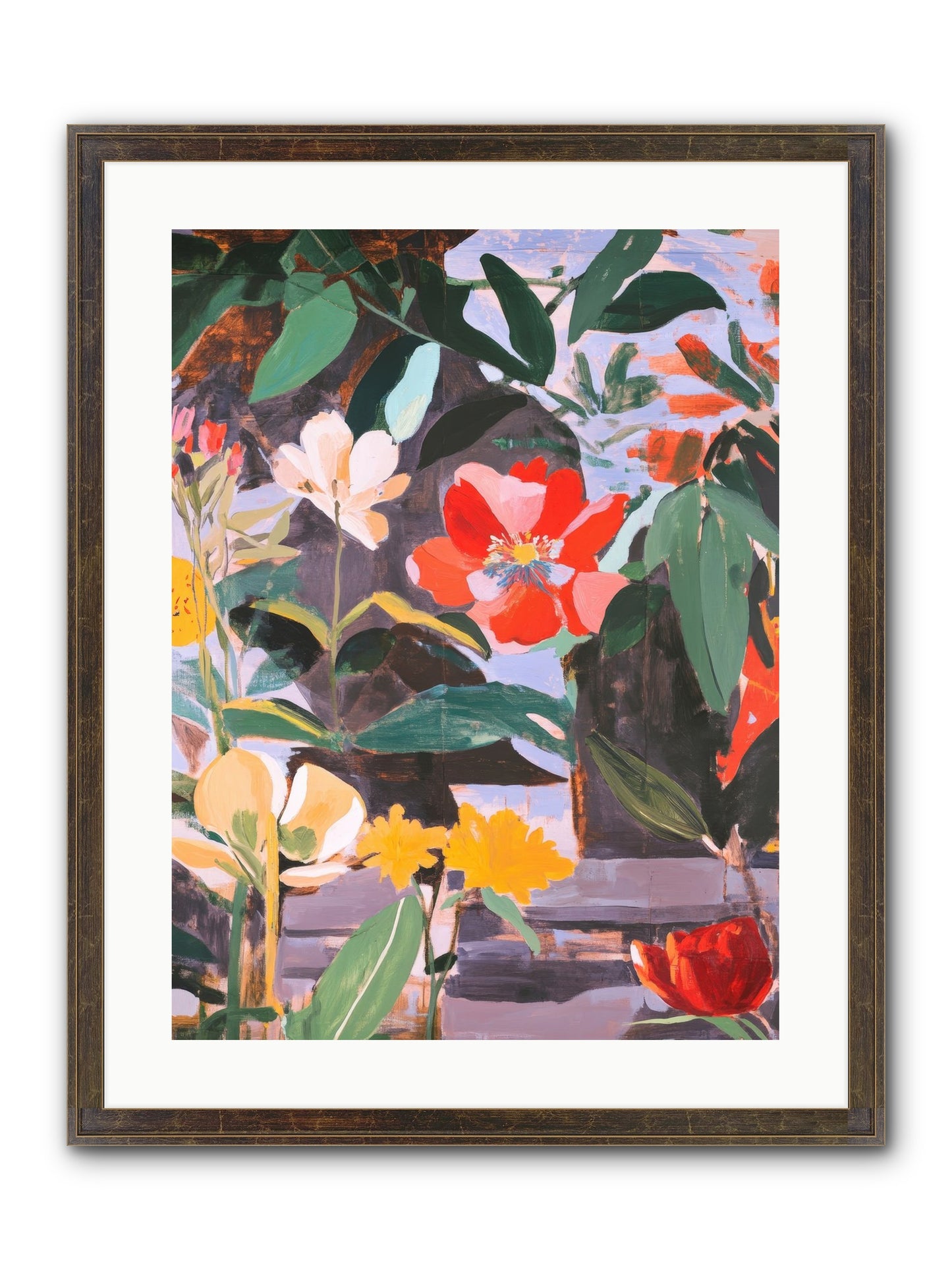Meadow Theatre Framed Print - Slimwoods Black/Gold 18x24