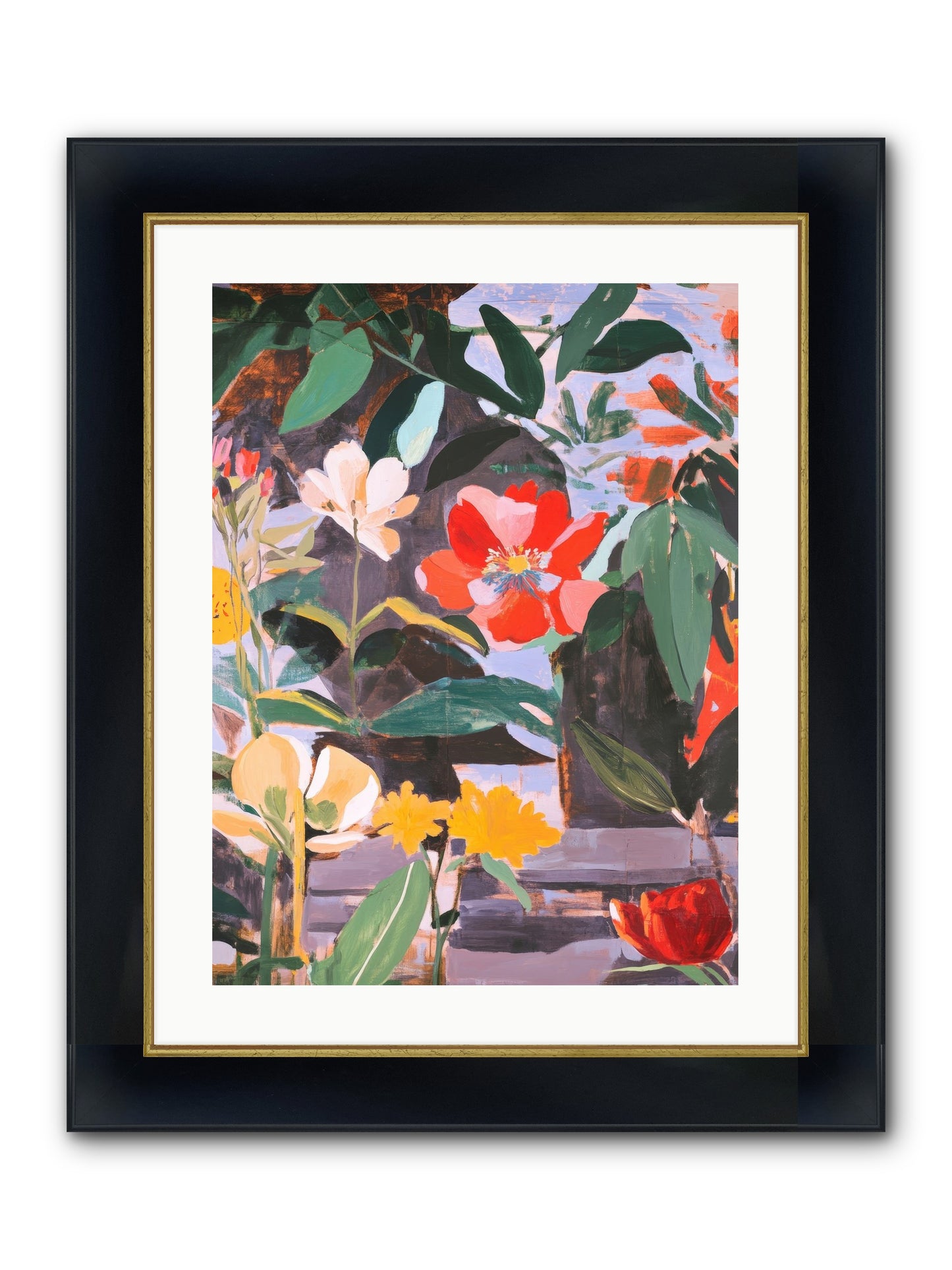 Meadow Theatre Framed Print - Wide Black w/Gold 18x24