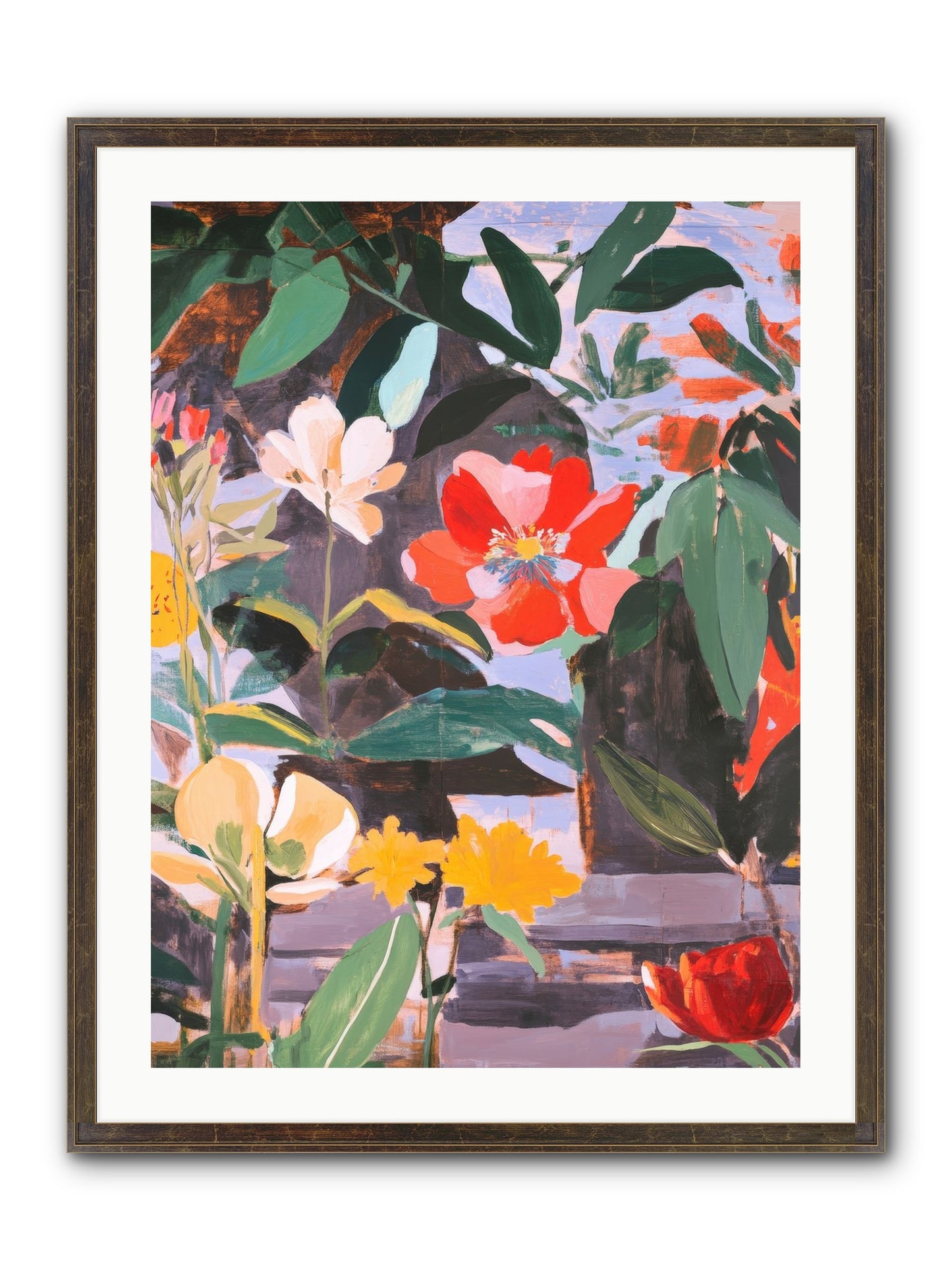 Meadow Theatre Framed Print - Slimwoods Black/Gold 24x32