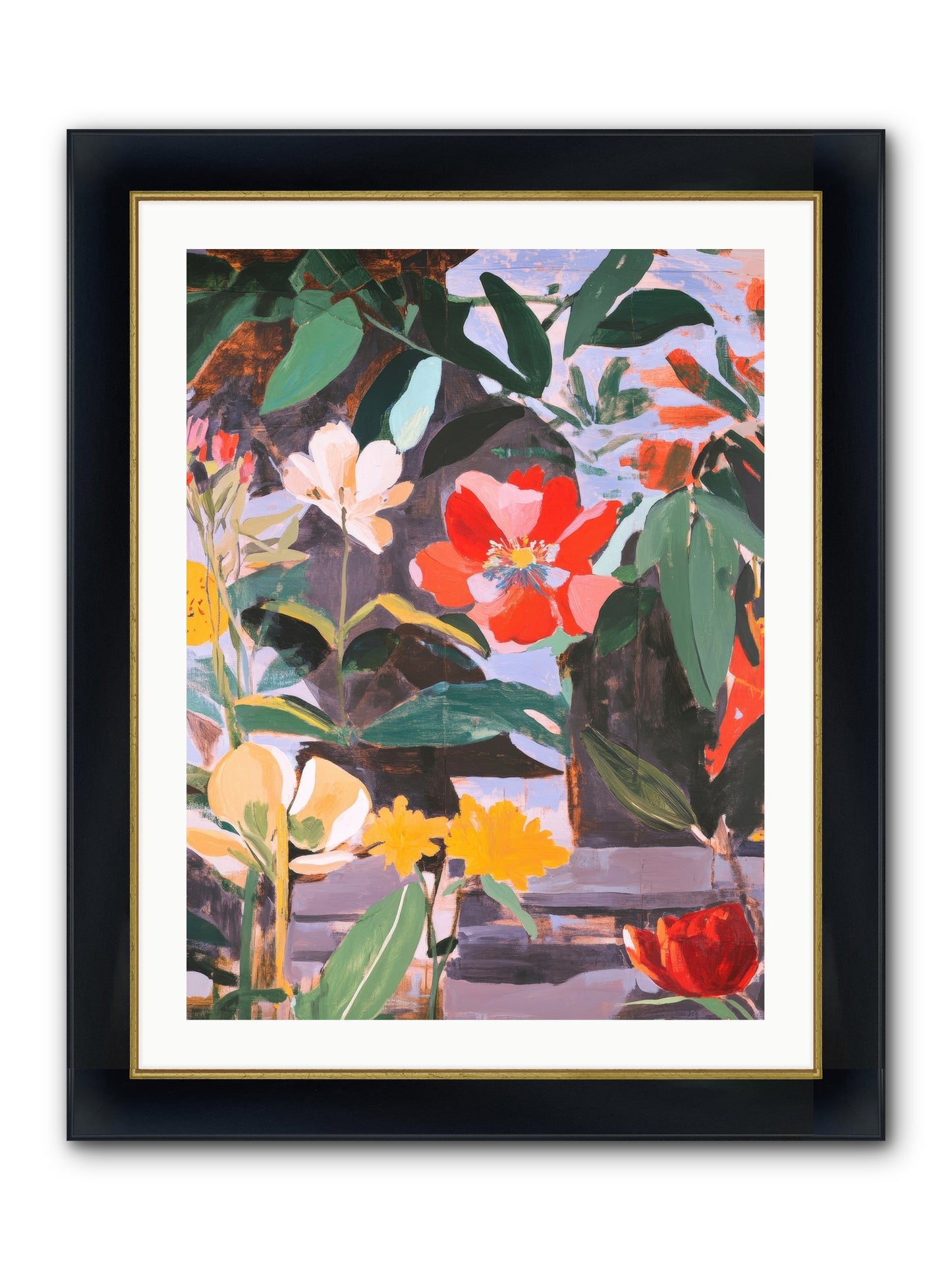 Meadow Theatre Framed Print - Wide Black w/Gold 24x32