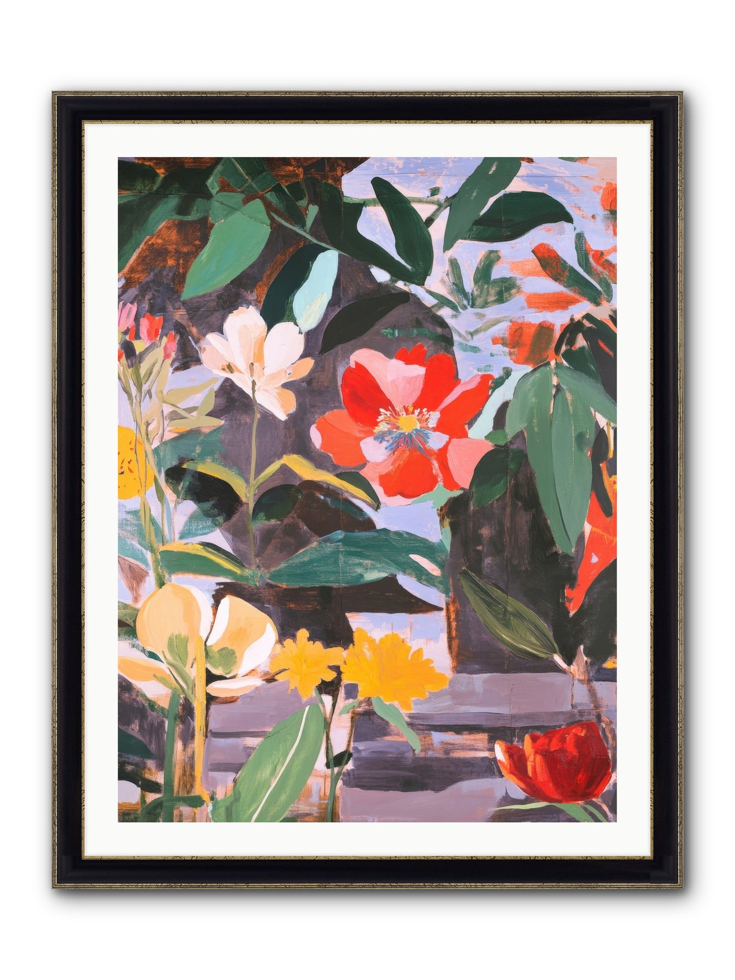 Meadow Theatre Framed Print - Black & Gold 30x40