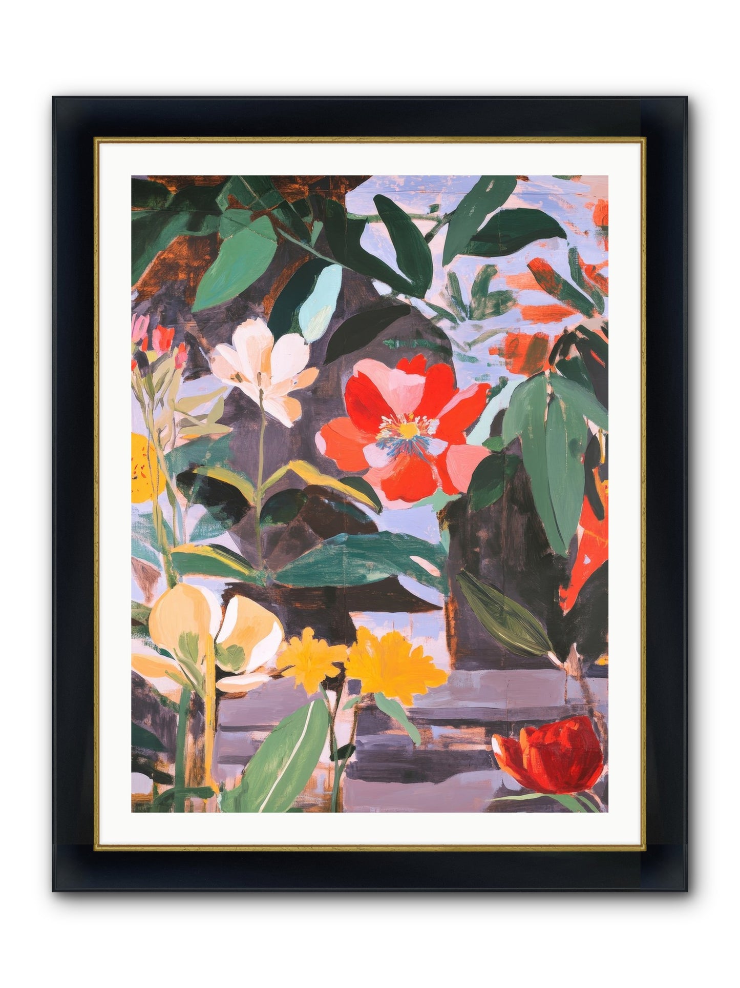 Meadow Theatre Framed Print - Wide Black w/Gold 30x40