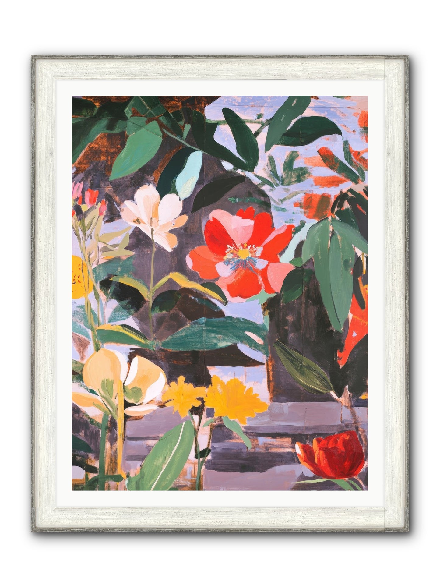 Meadow Theatre Framed Print - Driftwood White 36x48