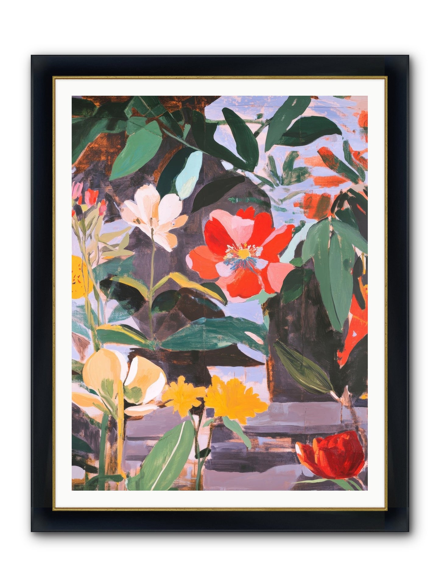 Meadow Theatre Framed Print - Wide Black w/Gold 36x48
