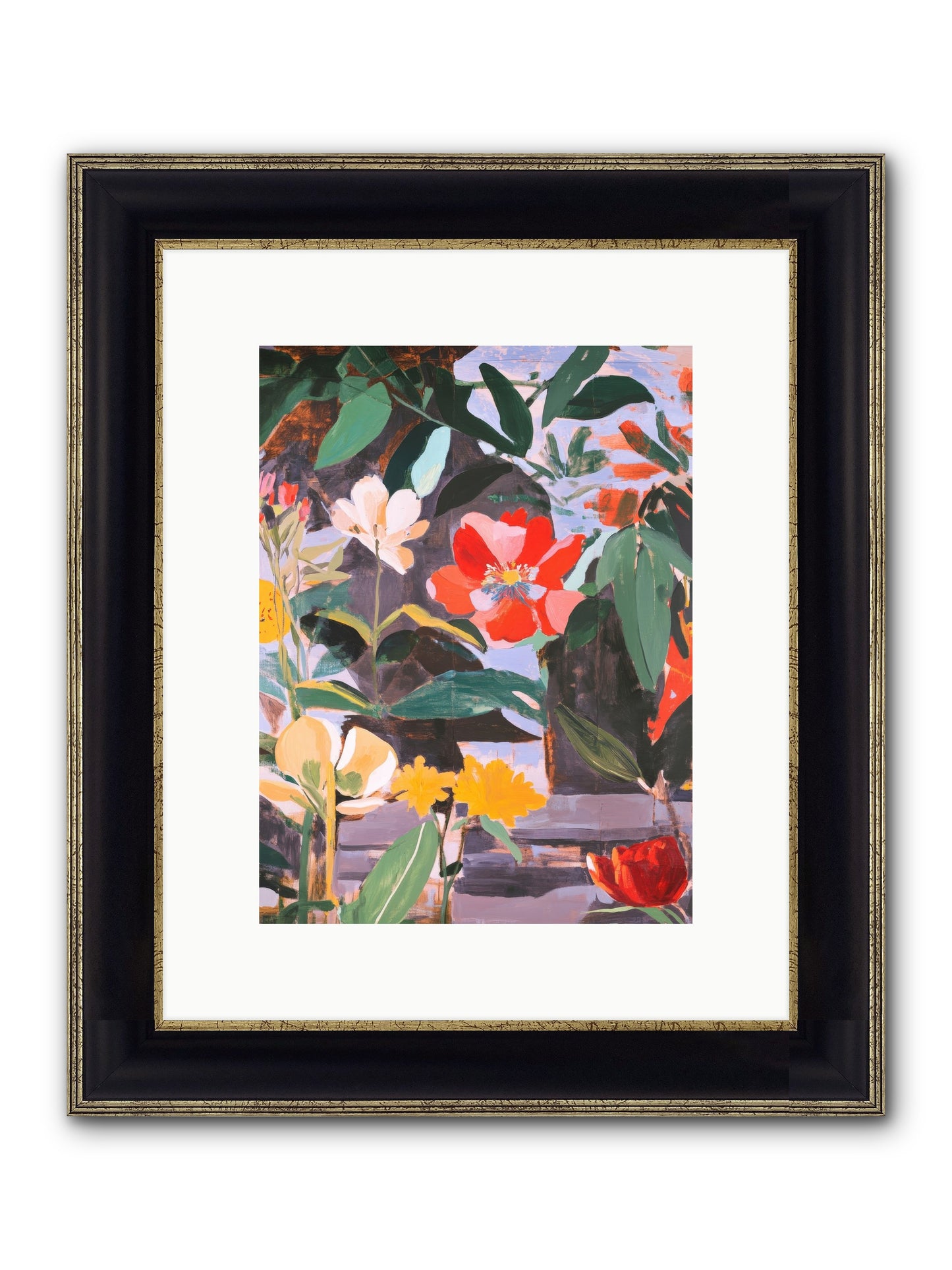 Meadow Theatre Framed Print - Black & Gold 9x12