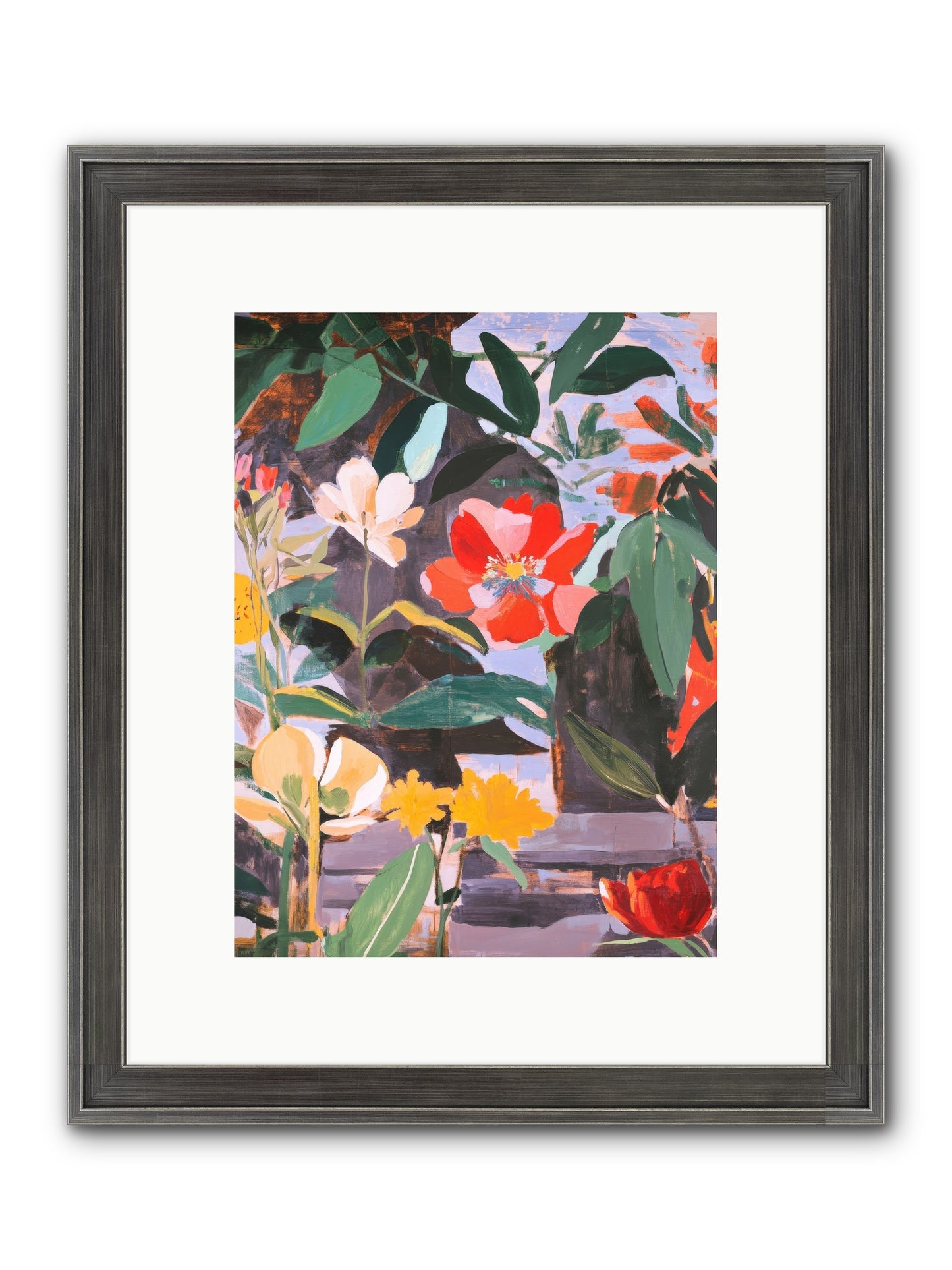 Meadow Theatre Framed Print - Slimwoods Black/Silver 9x12
