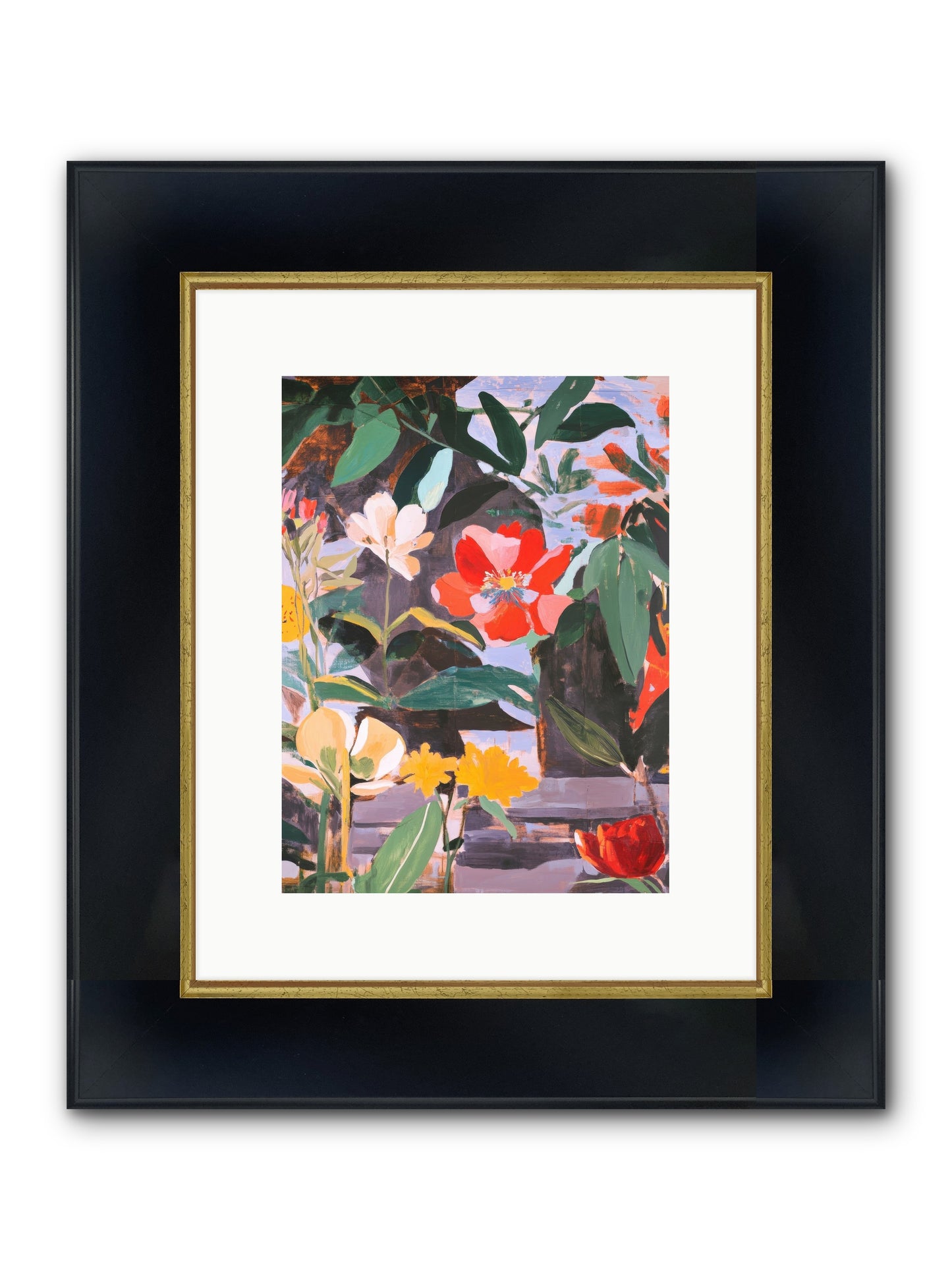 Meadow Theatre Framed Print - Wide Black w/Gold 9x12