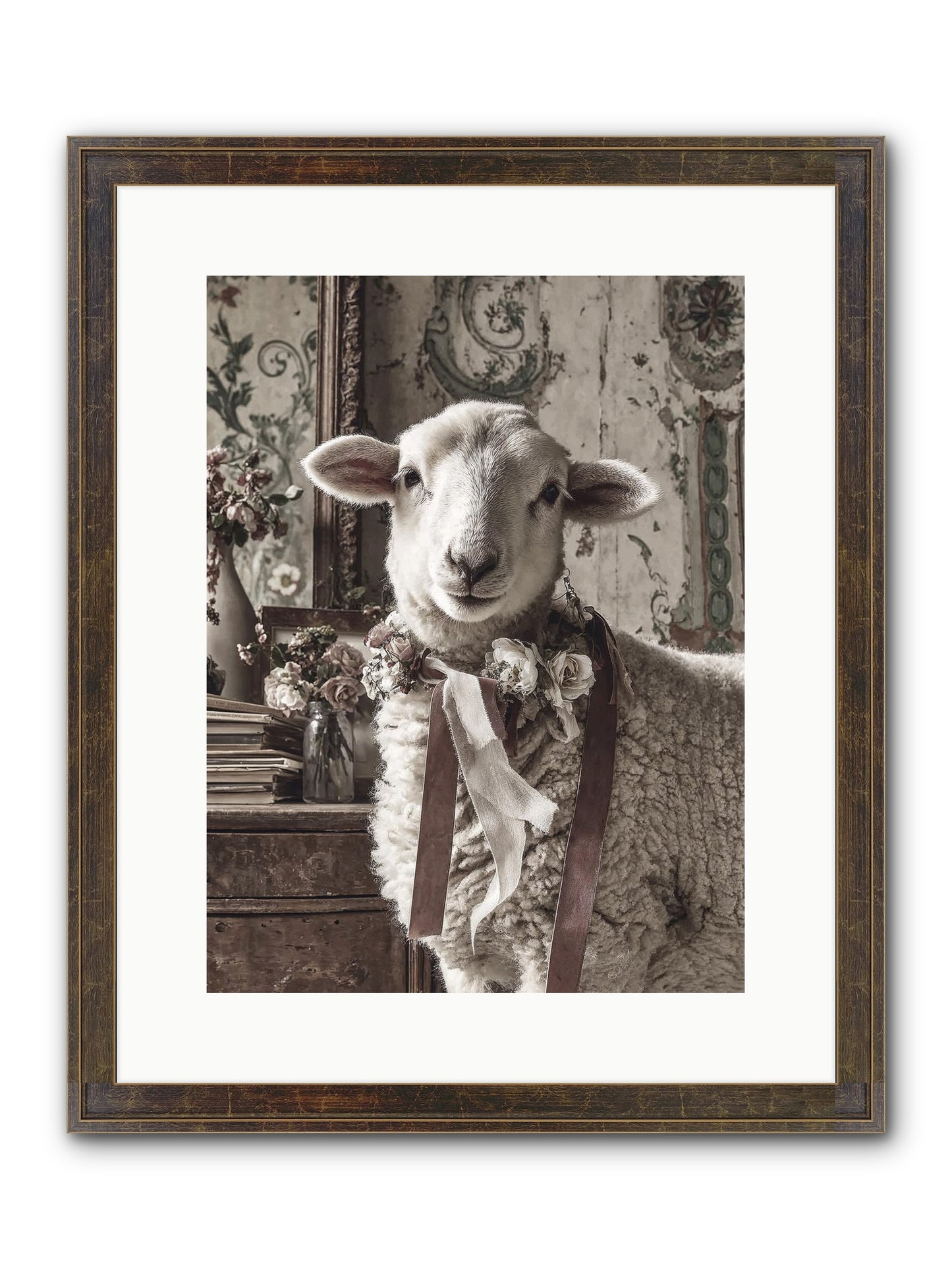Meadowlark Framed Print - Slimwoods Black/Gold 12x16
