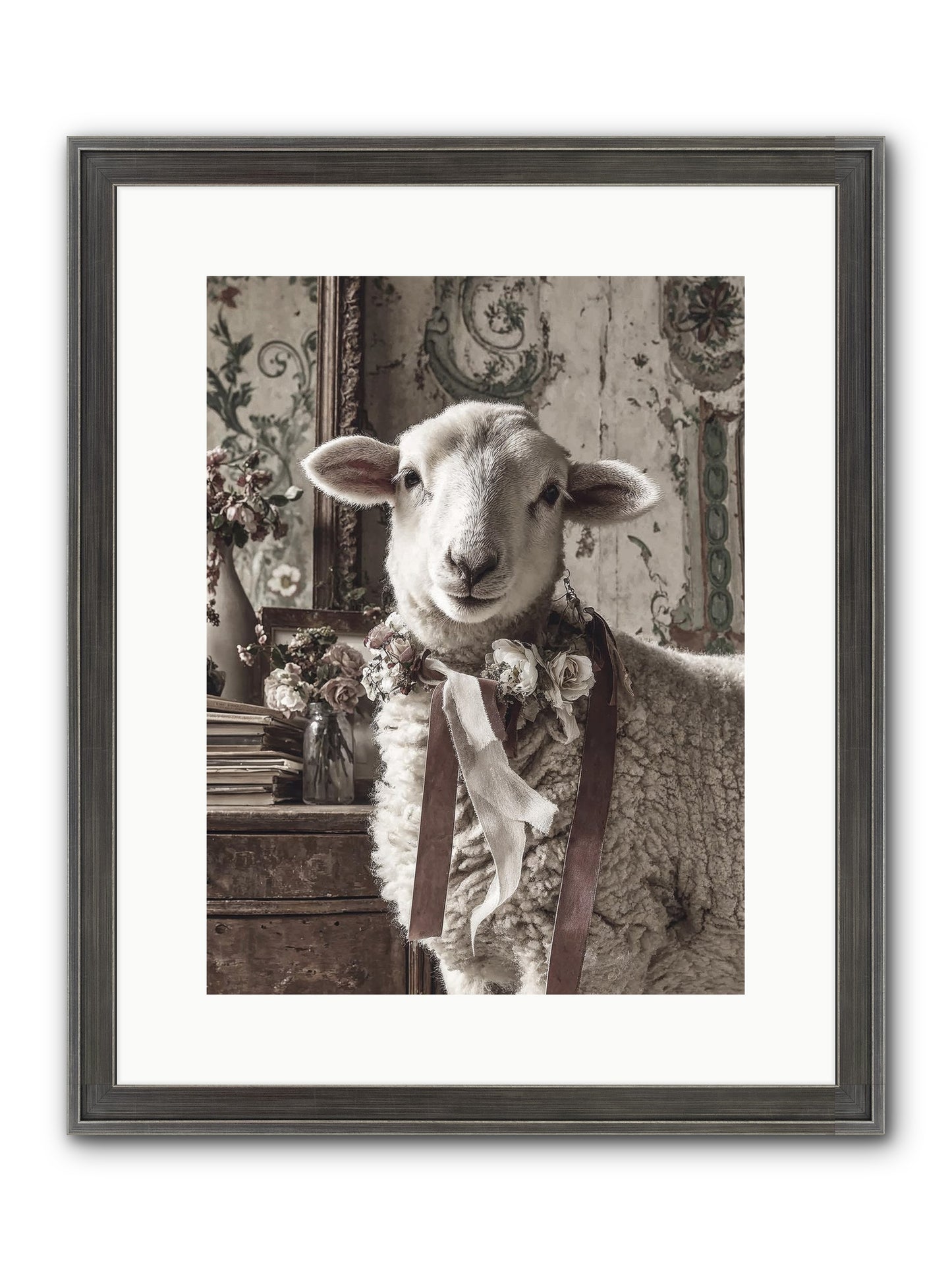 Meadowlark Framed Print - Slimwoods Black/Silver 12x16