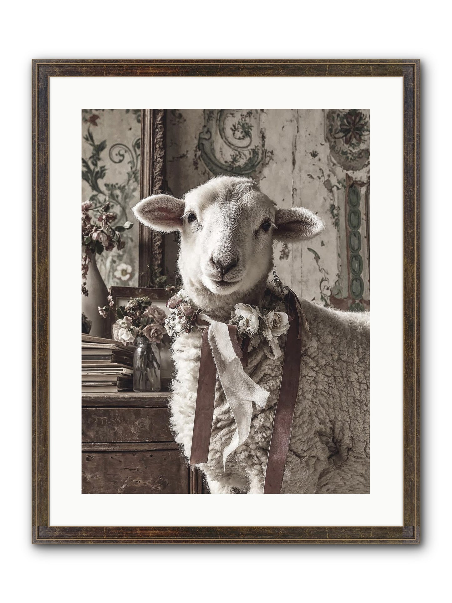 Meadowlark Framed Print - Slimwoods Black/Gold 18x24