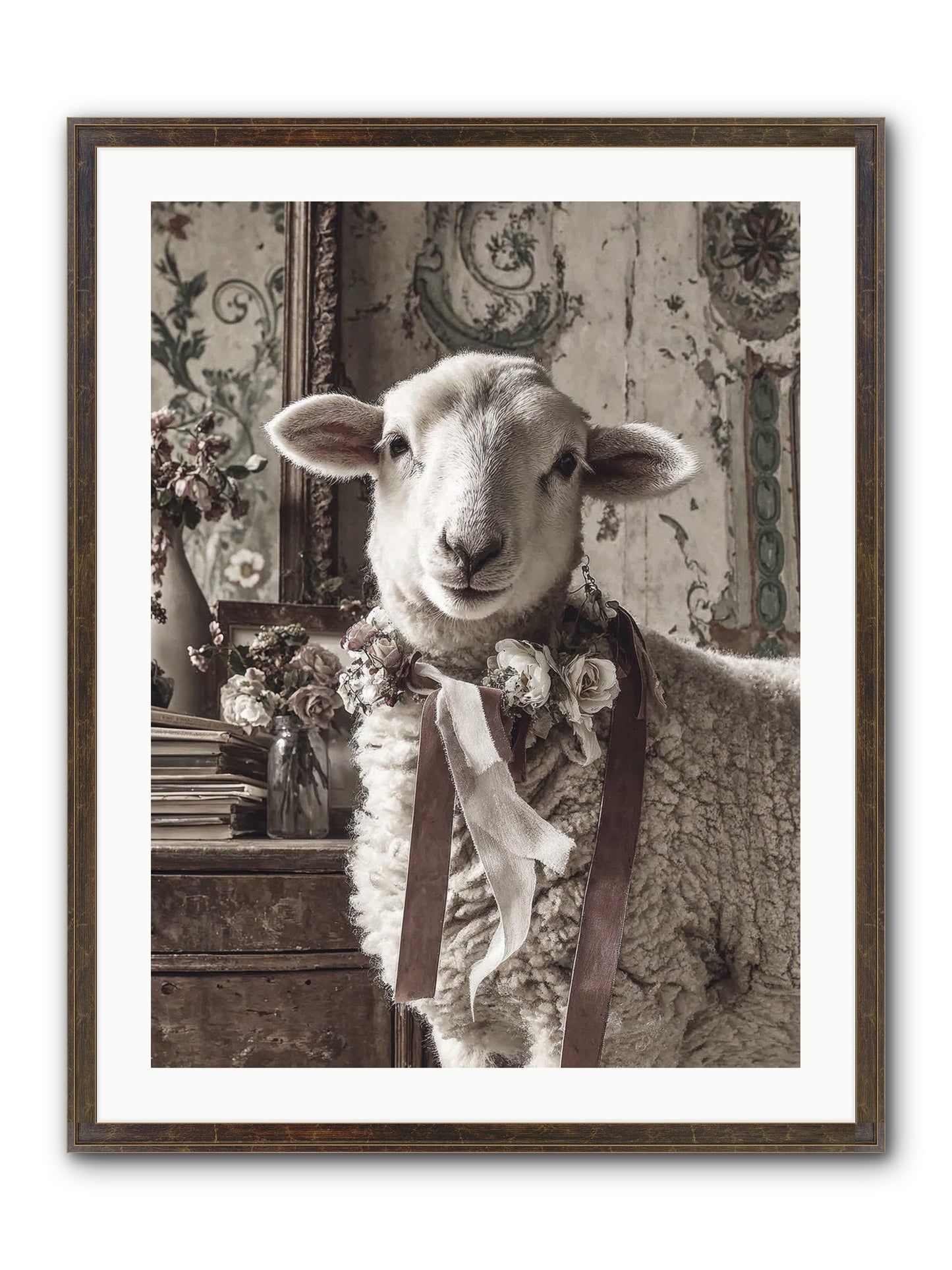Meadowlark Framed Print - Slimwoods Black/Gold 24x32
