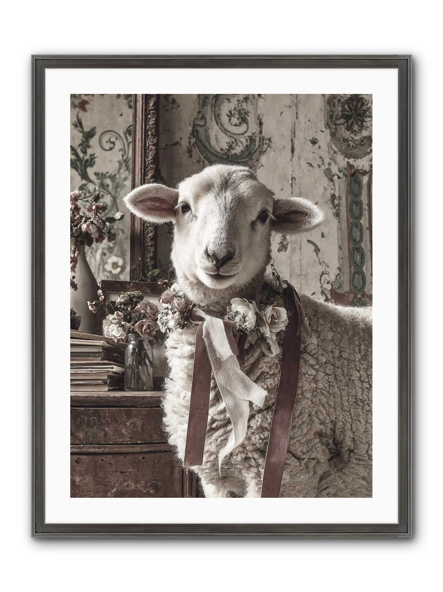 Meadowlark Framed Print - Slimwoods Black/Silver 24x32