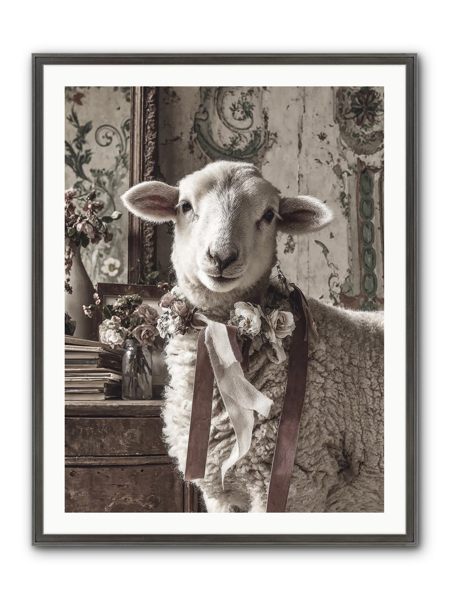 Meadowlark Framed Print - Slimwoods Black/Silver 30x40