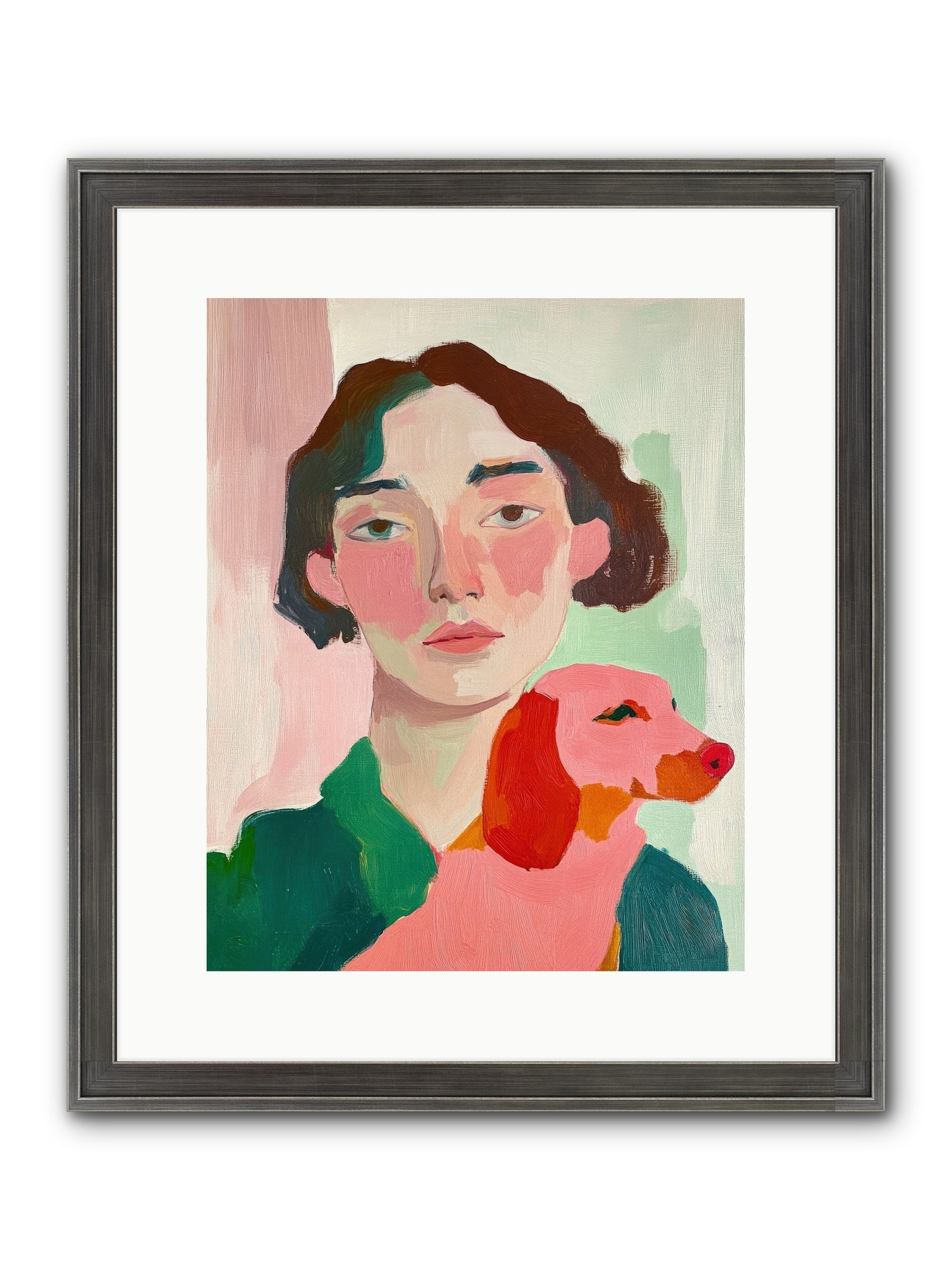 Medici's Love Framed Print - Slimwoods Black/Silver 12x15