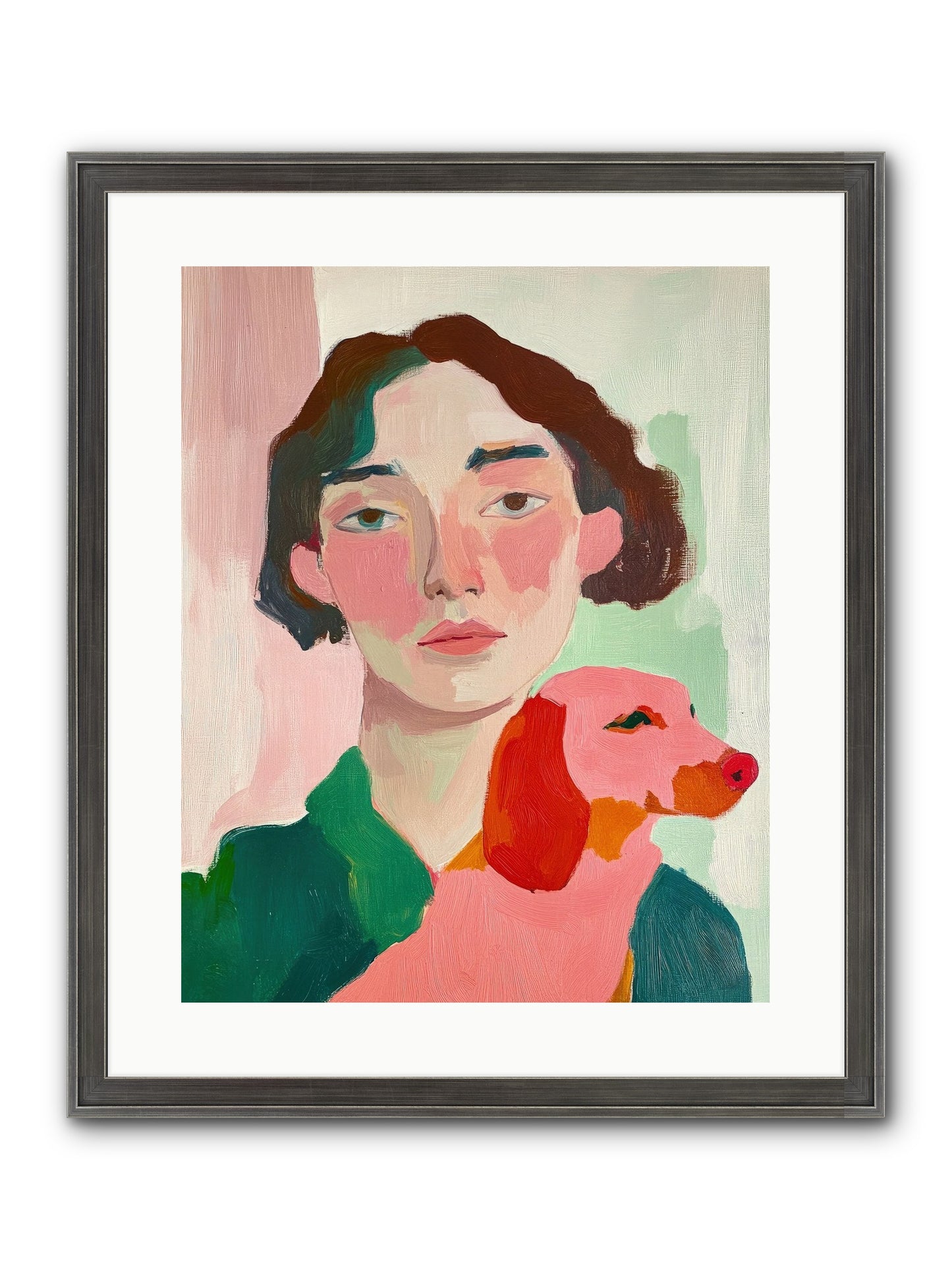 Medici's Love Framed Print - Slimwoods Black/Silver 16x20