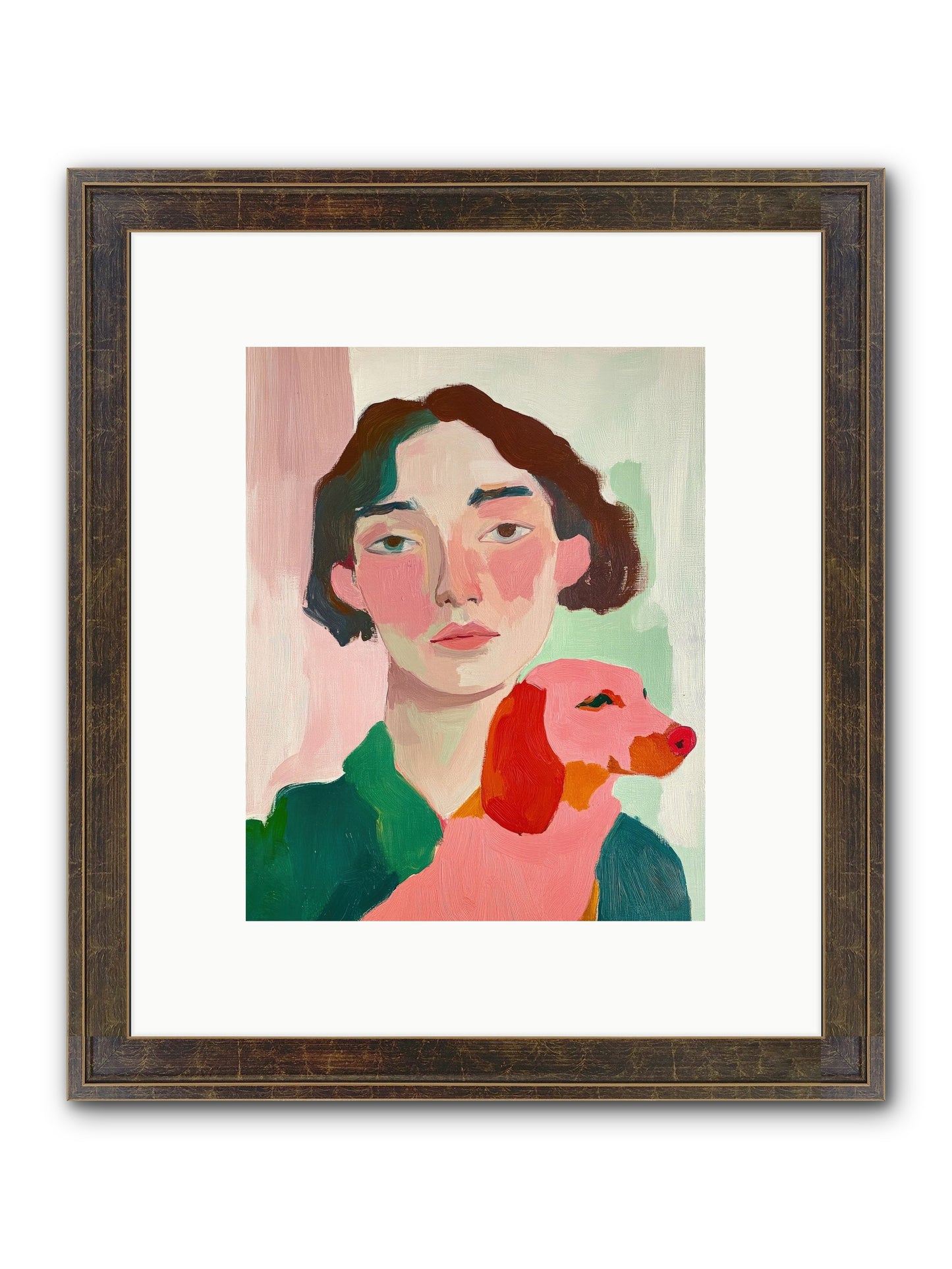 Medici's Love Framed Print - Slimwoods Black/Gold 8x10